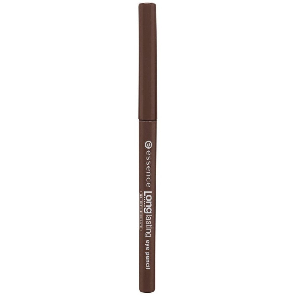 Crayon pour les yeux brun. Inscription: Essence Long lasting eye pencil.