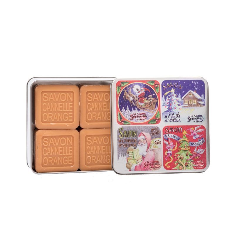 La Savonnerie de Nyons - Coffret métal avec savon - Noel 3