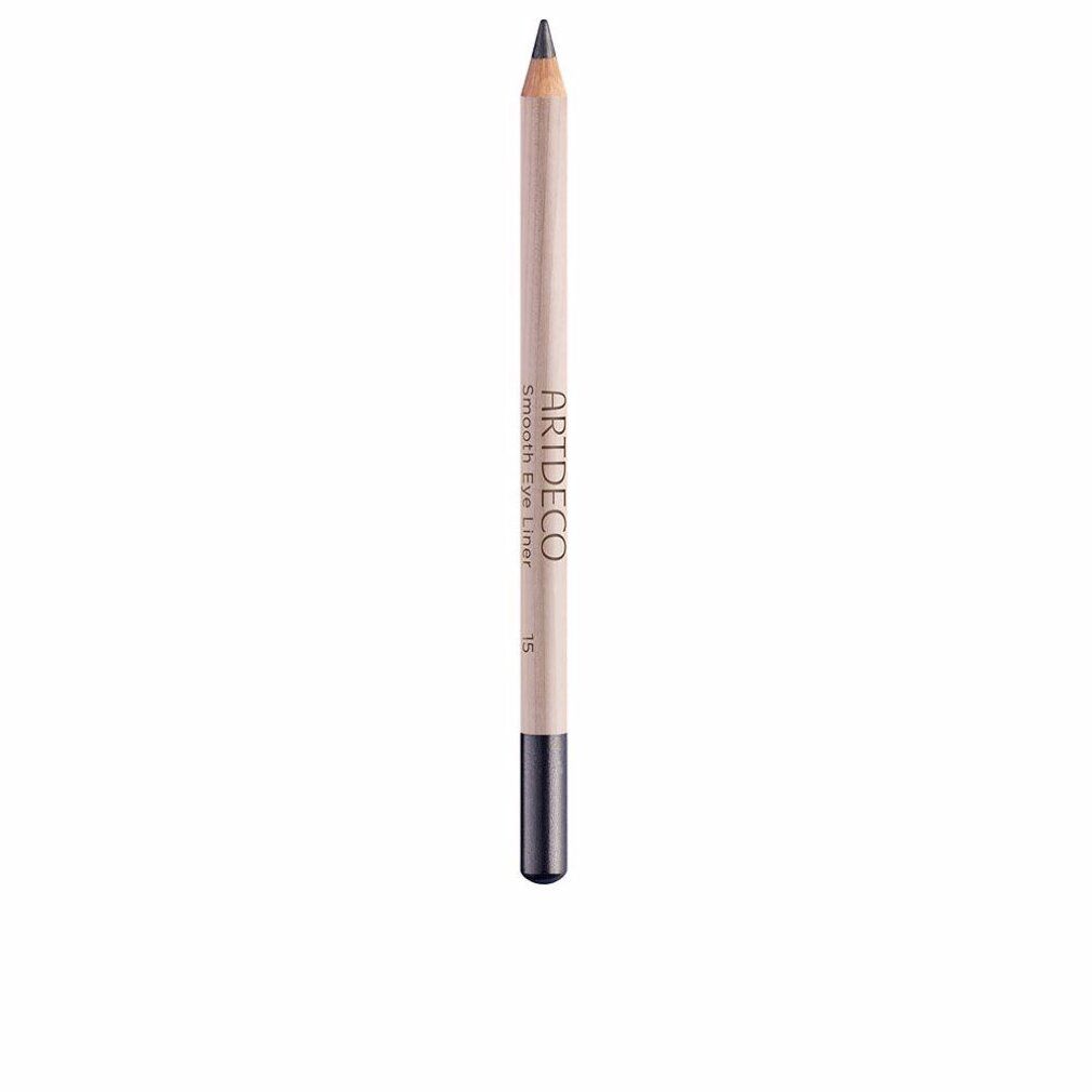 Artdeco Smooth Eye Liner. Houten potlood met zwarte punt en zwart uiteinde. Opschrift: Smooth Eye Liner, 145.