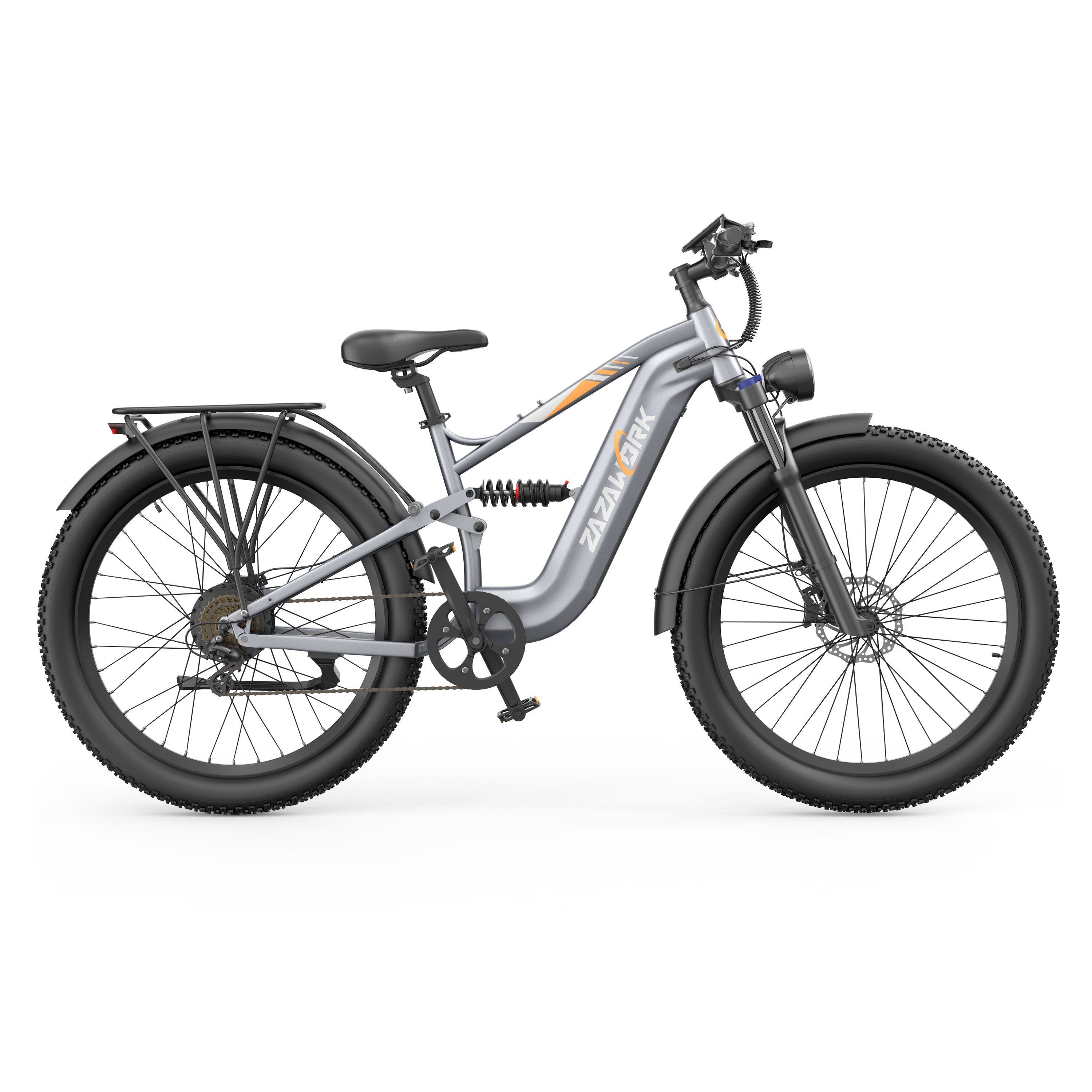 ZAZAWORK CF500 VTT électrique, batterie 48 V 20 Ah, autonomie de 90 km