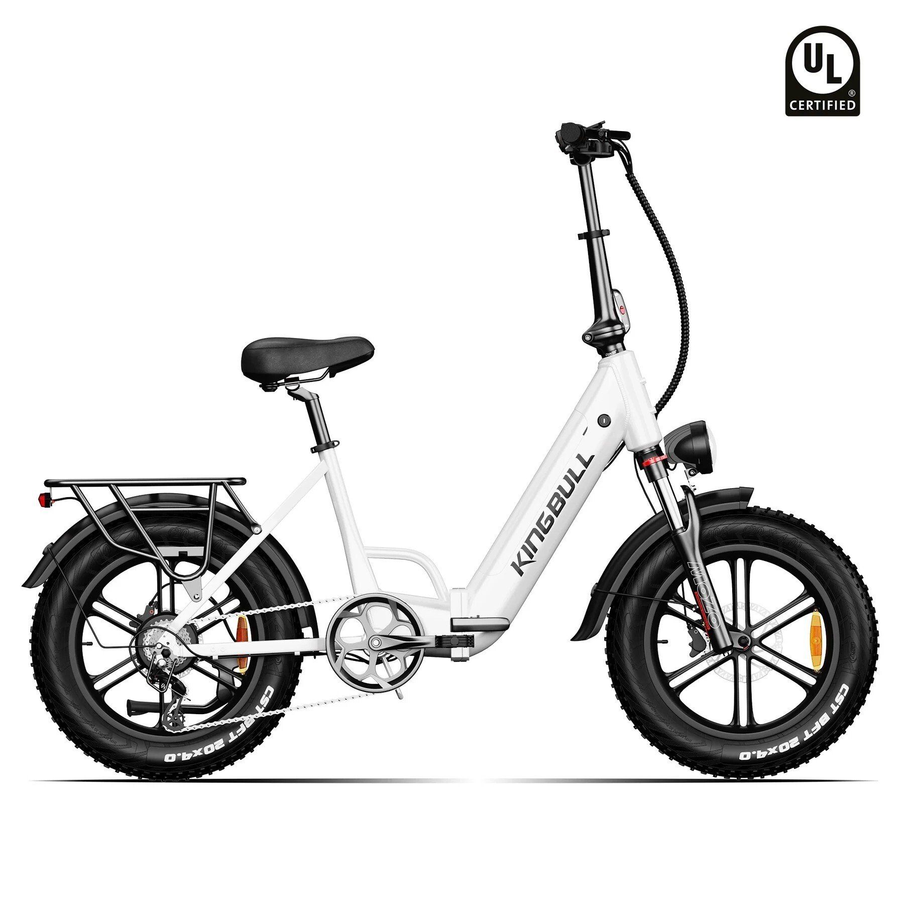 KINGBULL Literider 2.0 Vélo électrique pliable, batterie amovible 48 V 13,5 Ah