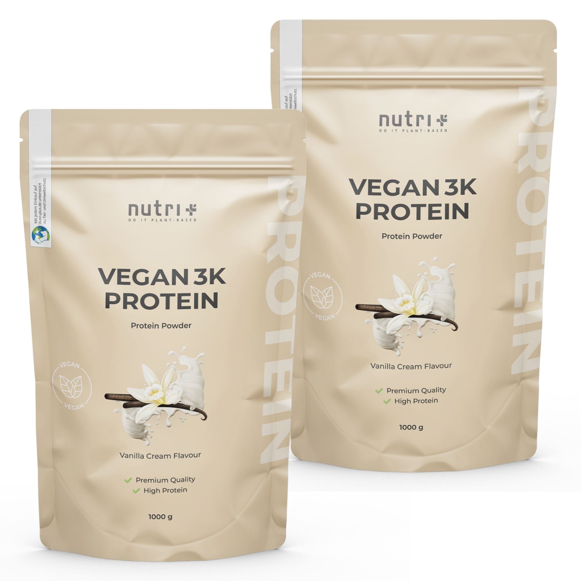 nutri+ Poudre de protéines végétales 3k