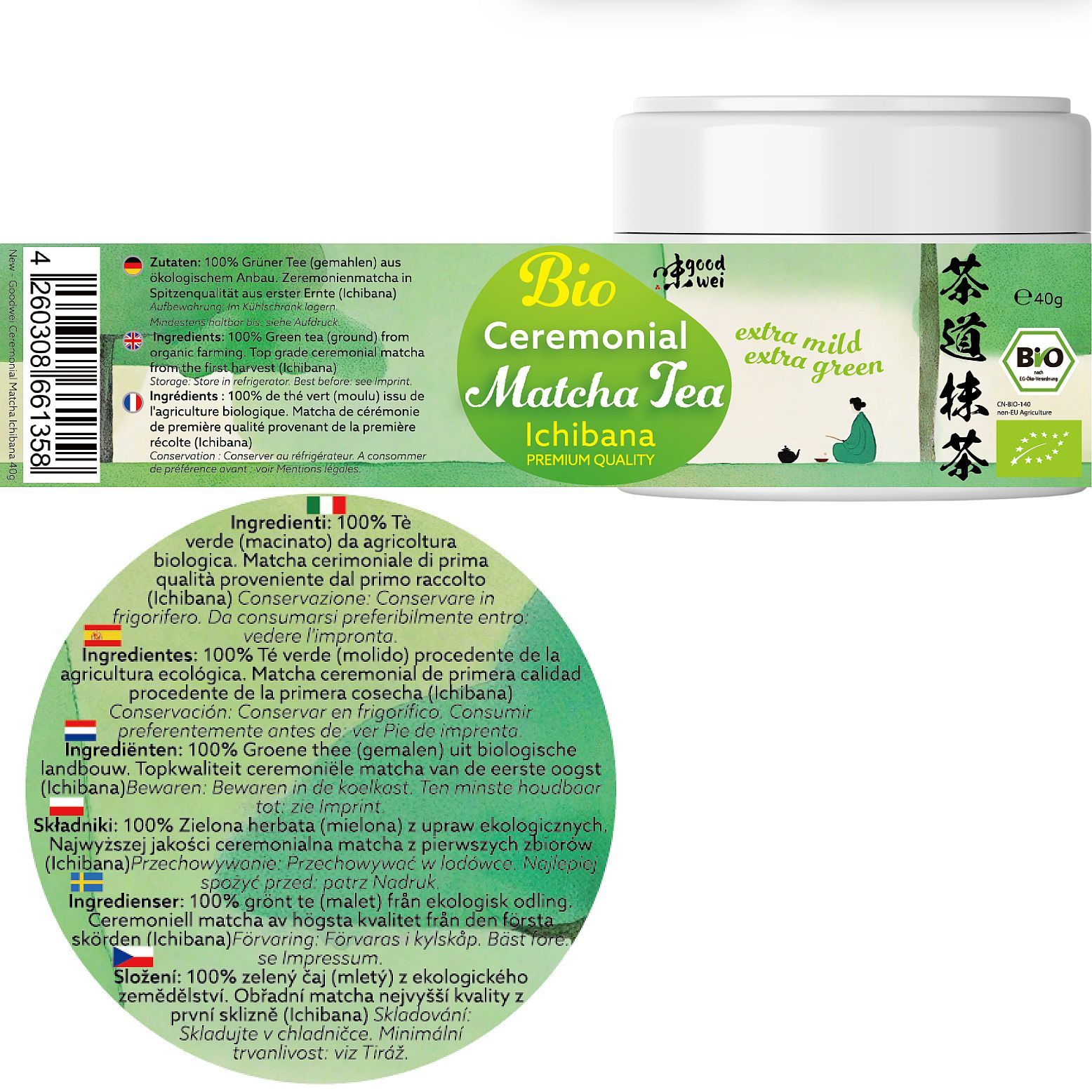 Good wei Ceremoniële Matcha Ichibana