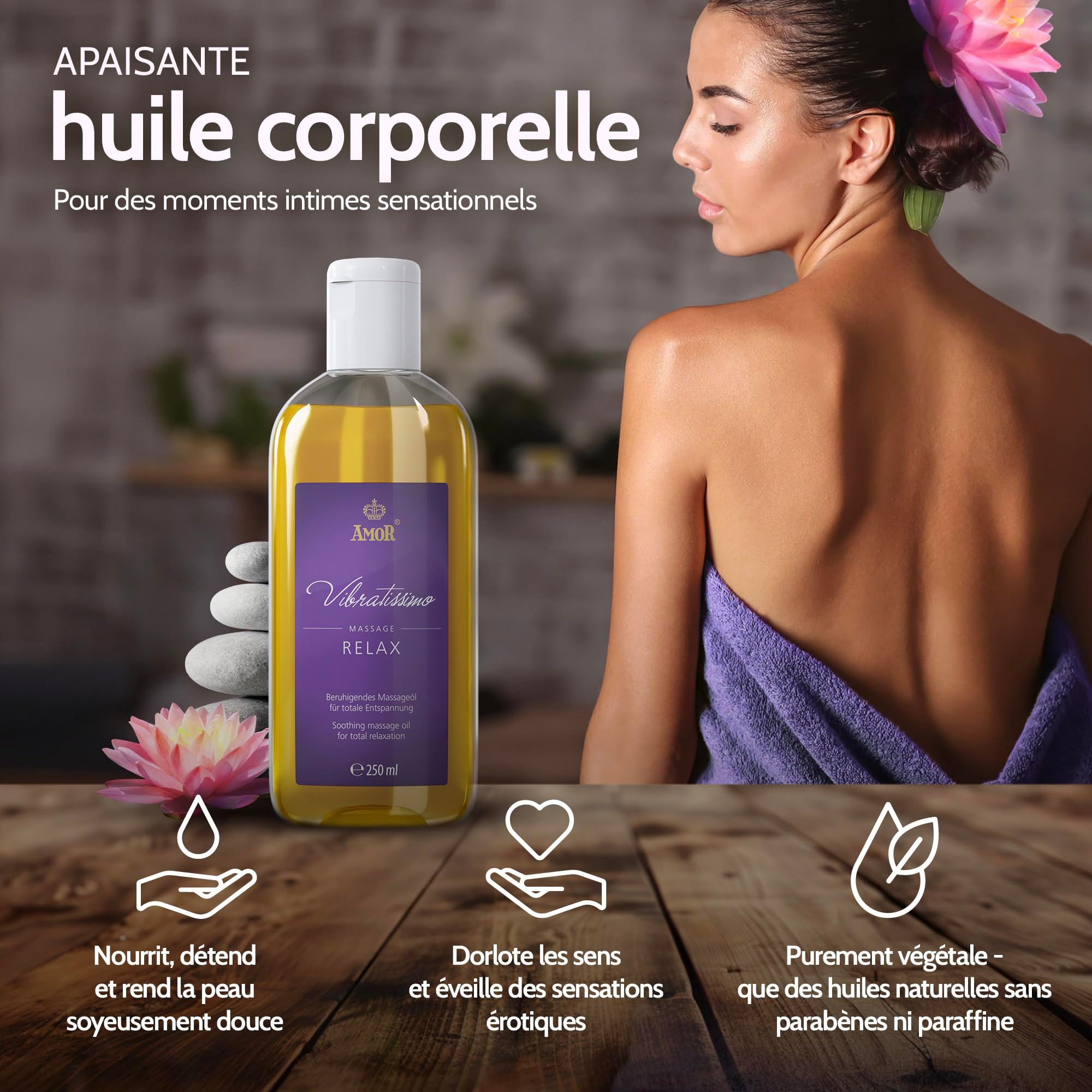 Vibratissimo Huile de Massage Relax