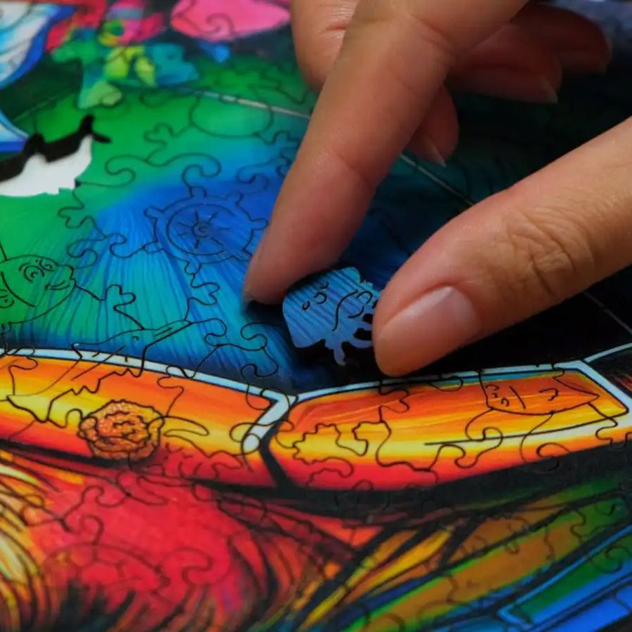 elliot Houten Puzzel Schildpad L - 500 Stukjes