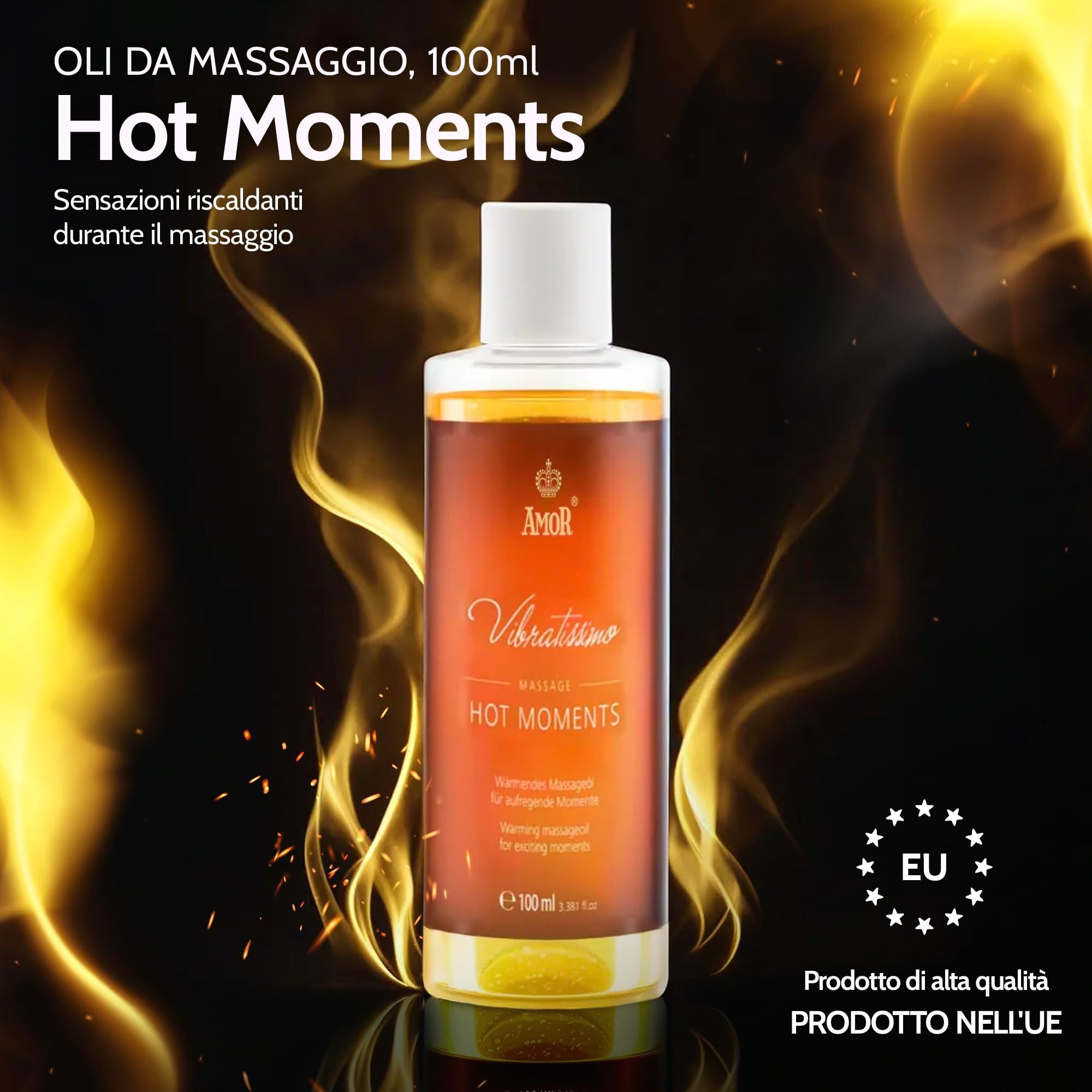 Vibratissimo Huile de Massage Hot Moments