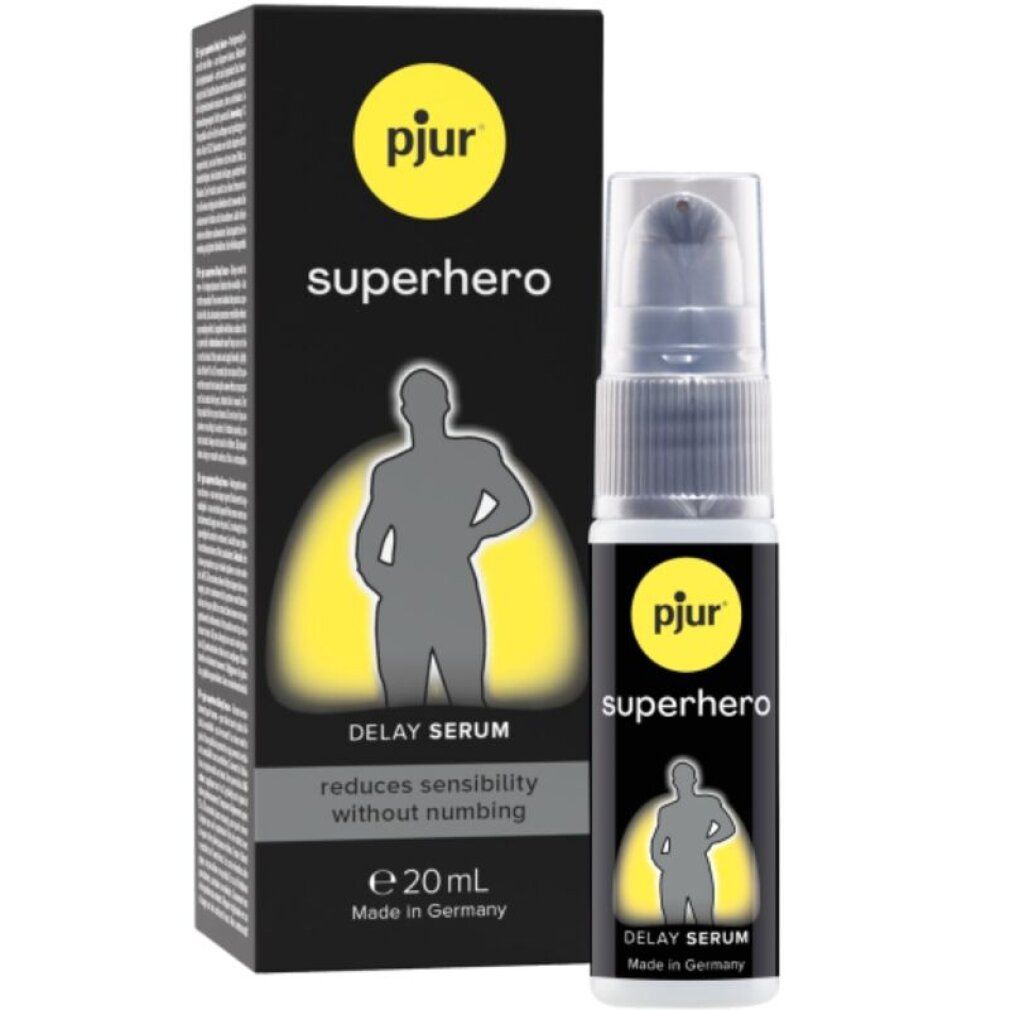pjur® SUPERHERO *Sérum retardateur pour hommes*