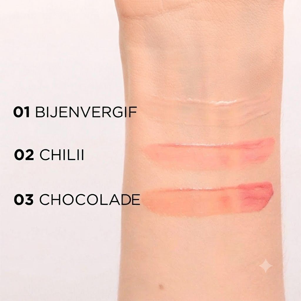 Huidstaal: heldere, glanzende textuur.