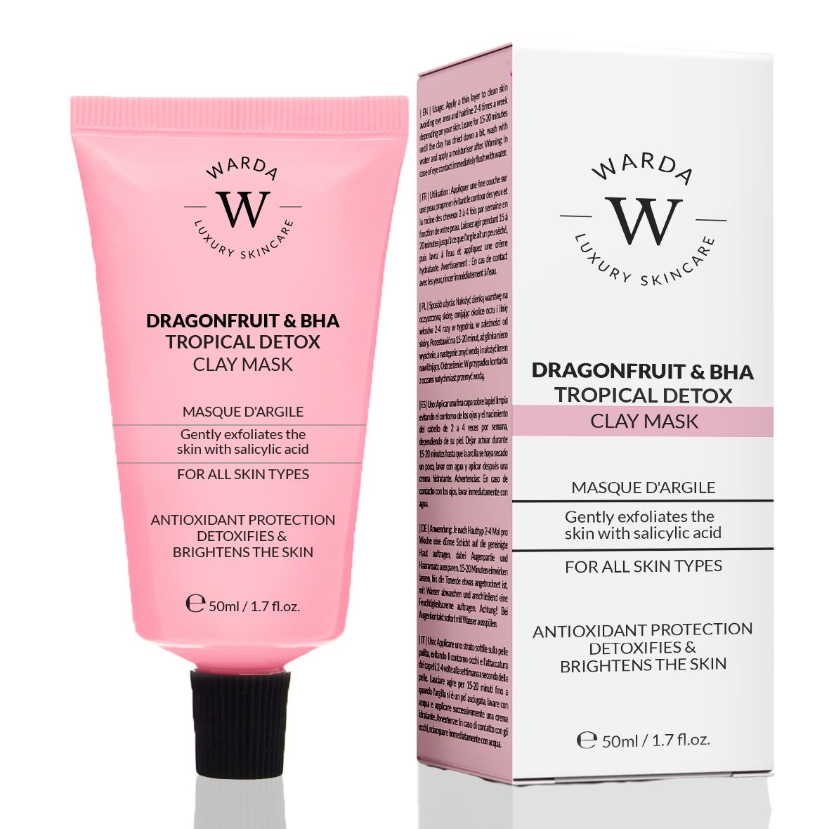 ErthSkin London DRAGONFRUIT & BHA TROPISCH DETOX KLEIMASKER