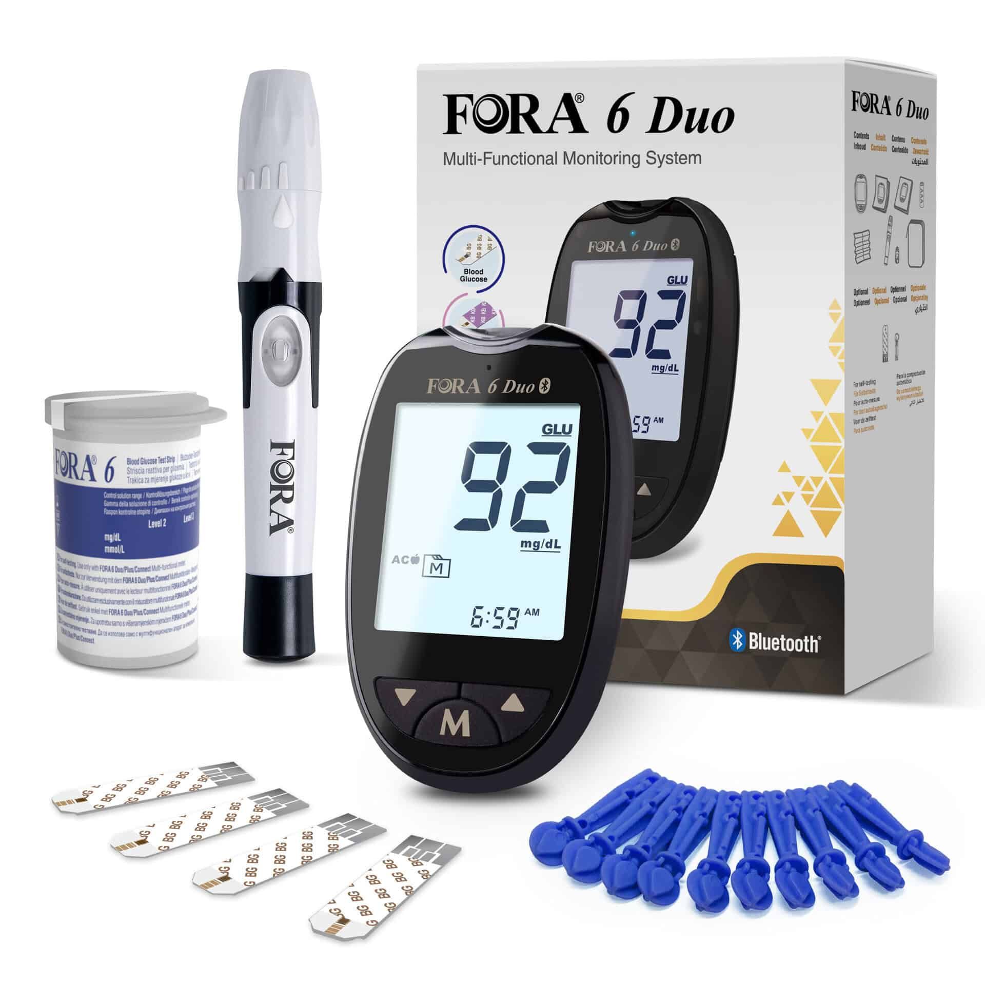 FORA - Compteur FORA 6 Duo (mmol/l)