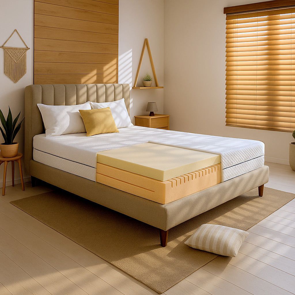 The White Stone Matras 90x200 cm van Hypoallergeen Schuim | Hoogte 14 cm