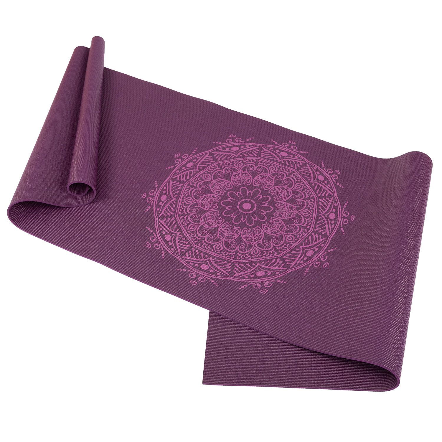 bodhi LEELA Collectie PVC yogamat aubergine/paars