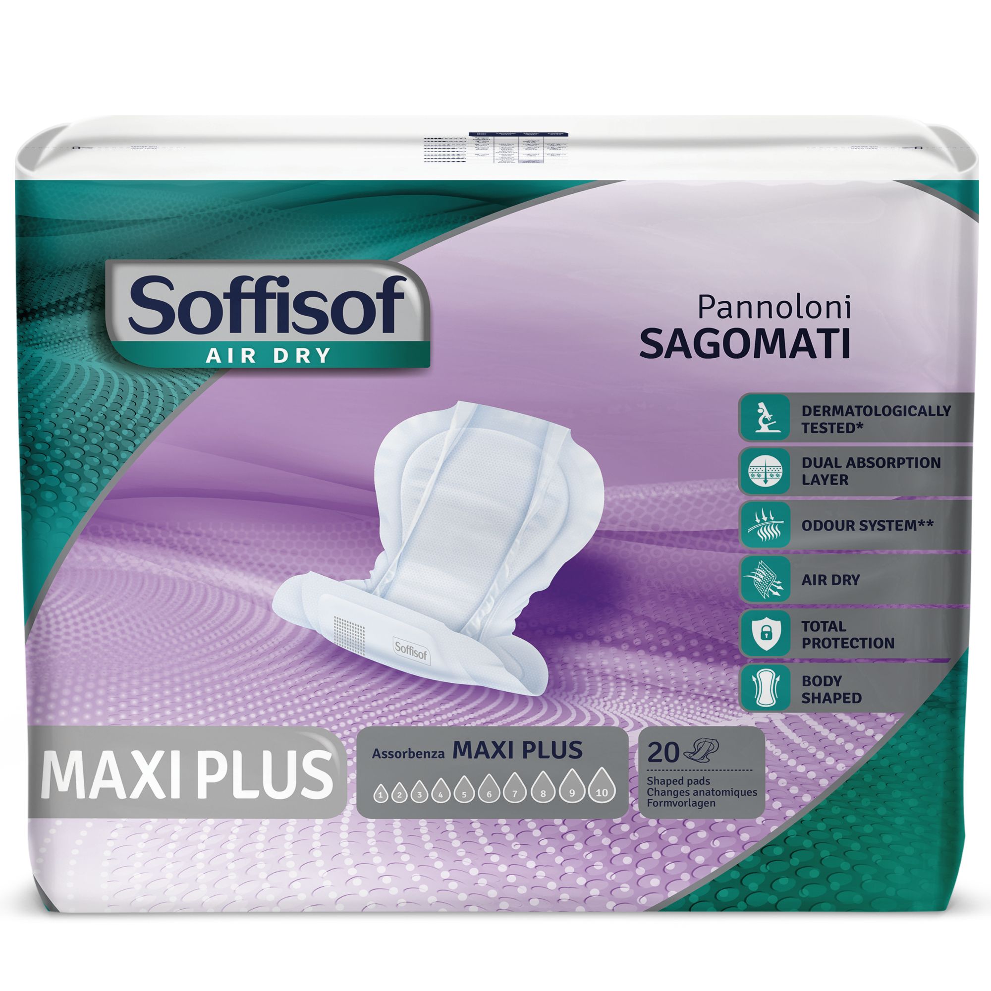 Soffisof Maxi Plus Protections Anatomique Incontinence