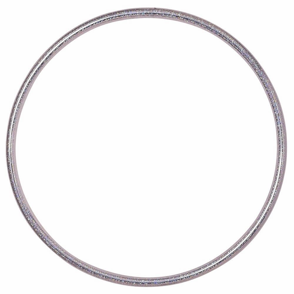 Hoopomania Glitter hula hoop enfant | Ø 60 cm | Argent