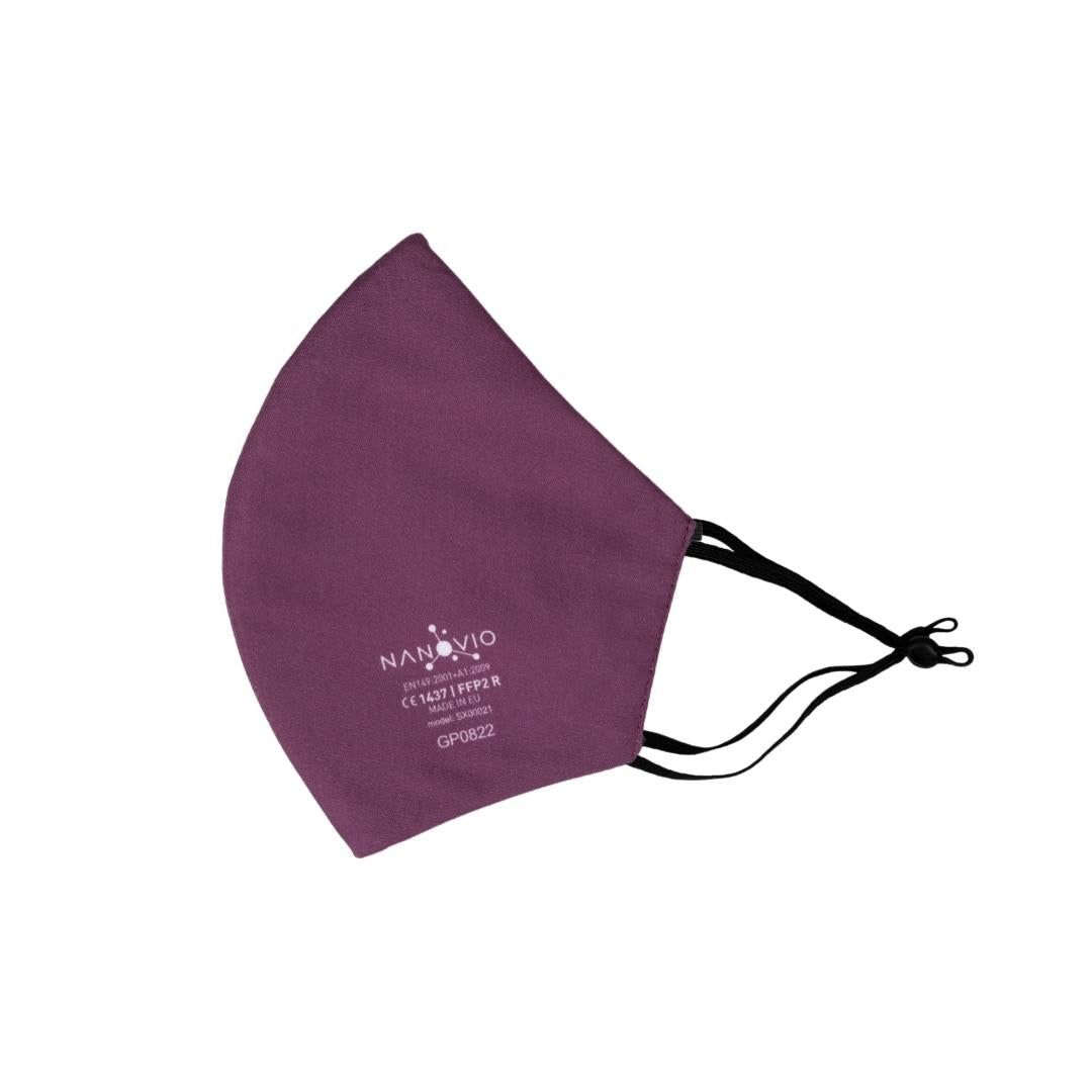 Nanovio FFP2 Maske réutilisable - Violet