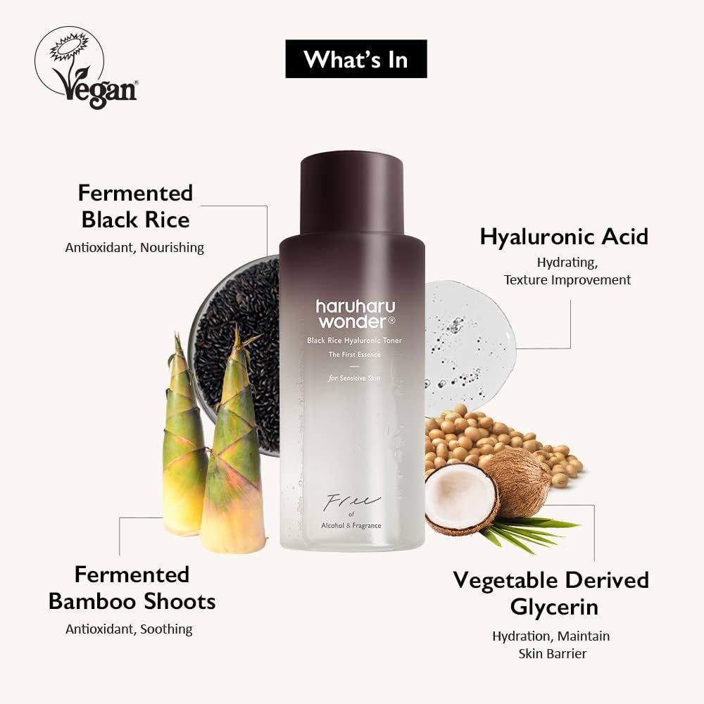 Haruharu wonder - Black Rice Hyaluronic Toner Fragrance Free