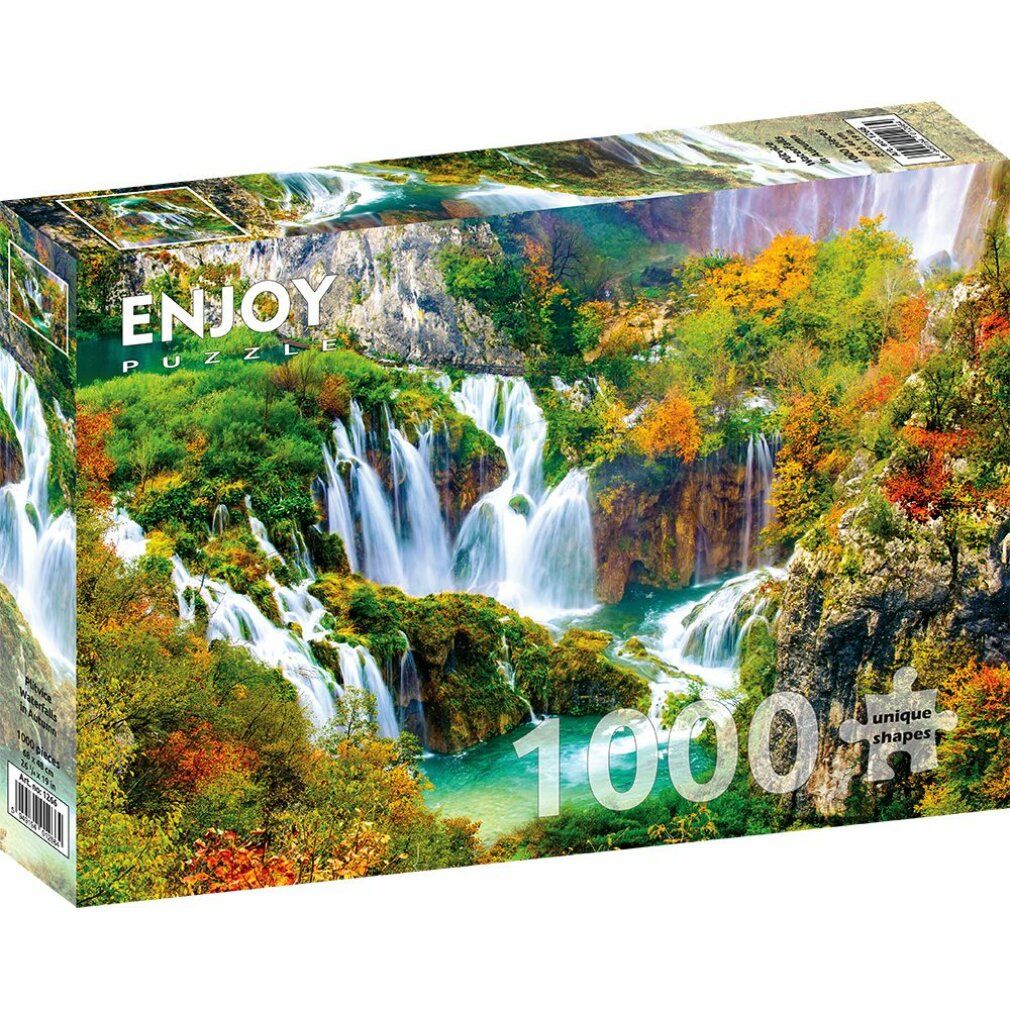 annÉe Puzzle chutes d'eau Plitvice en automne 1000 pièces