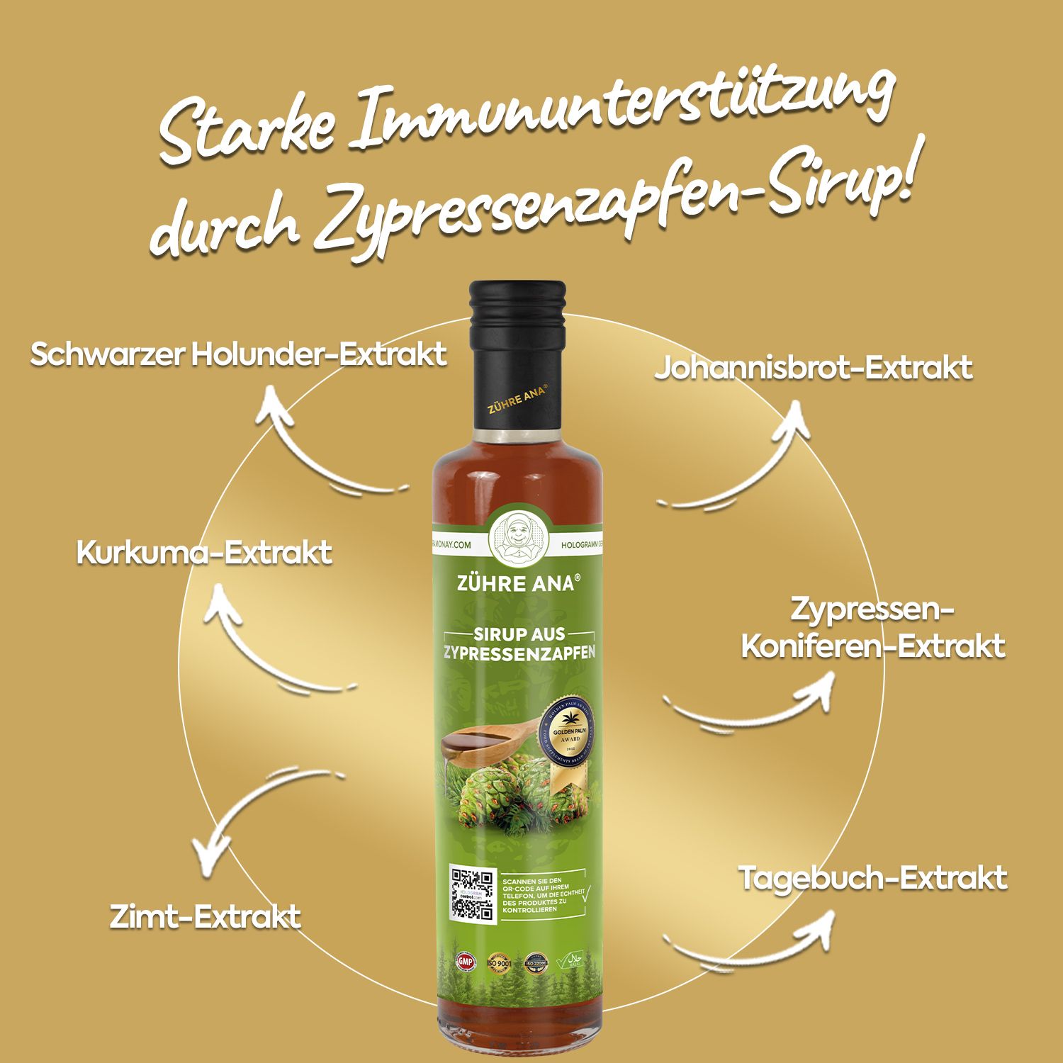ZÜHRE ANA Cipressenkegel Siroop