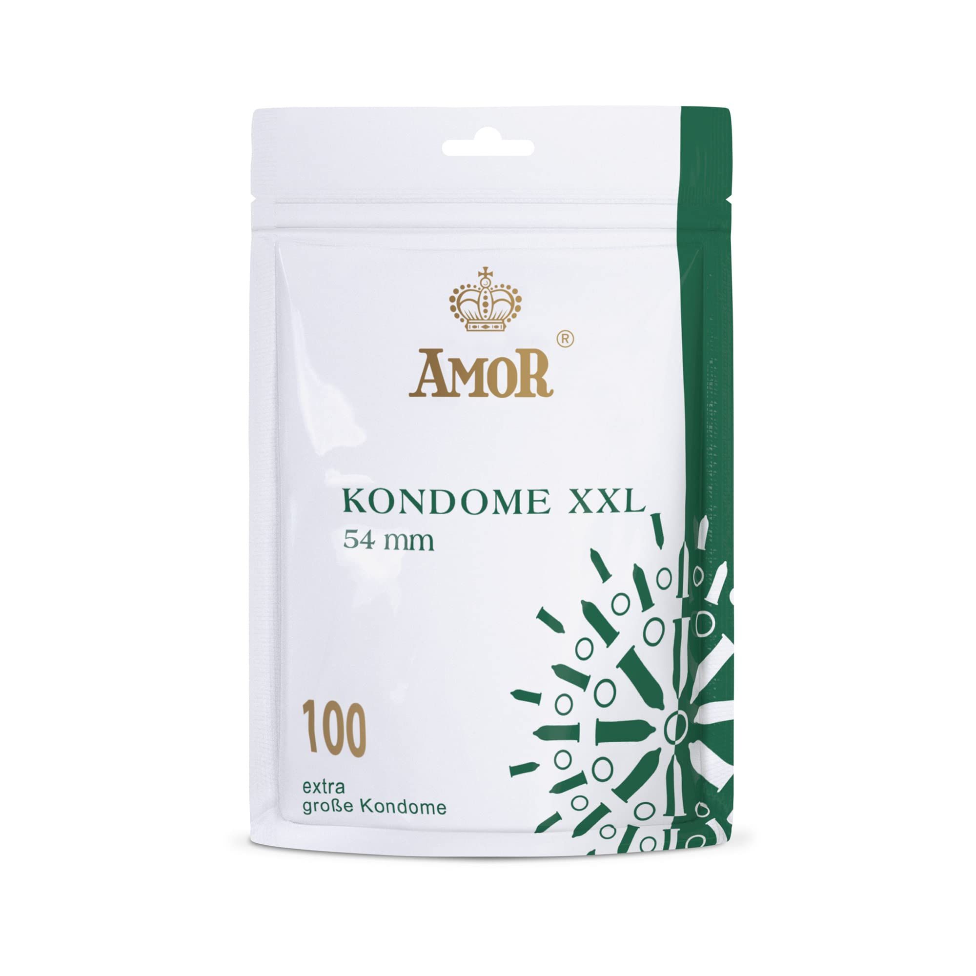 Emballage Amor Préservatifs XXL, 100 pièces, 54 mm.