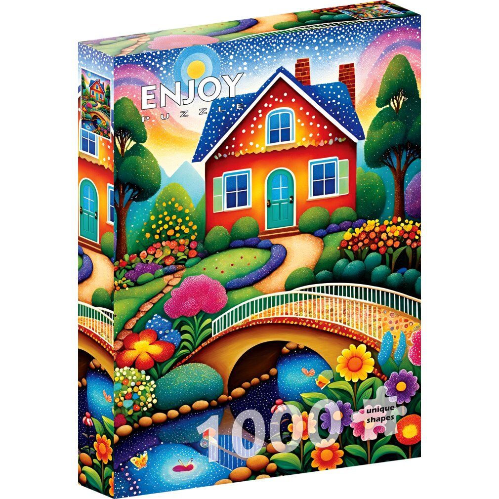 enjoy Puzzel Bunter boom 1000 stuks