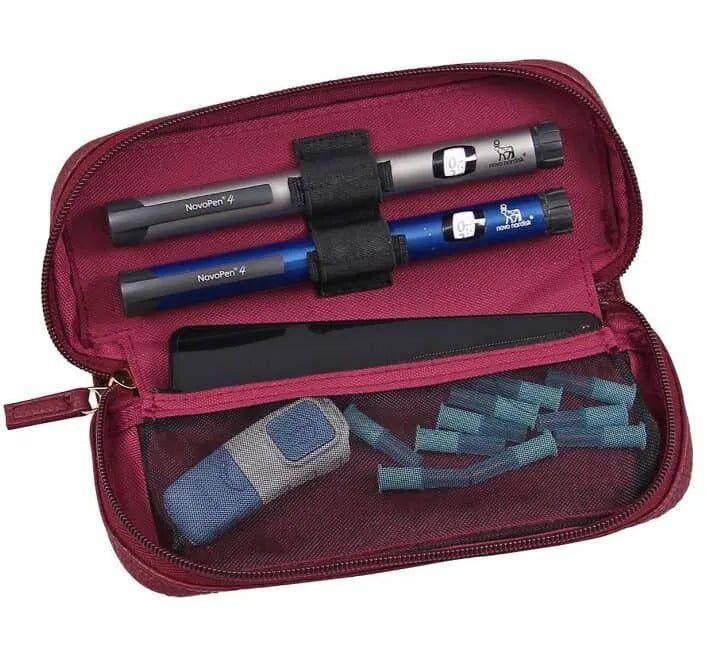Pen Clutch Diabetestas - opbergetui voor insulinepennen en accessoires
