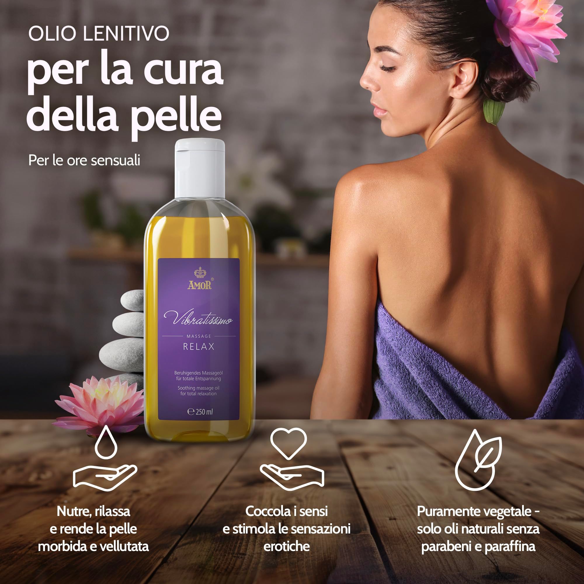 Vibratissimo Huile de Massage Relax