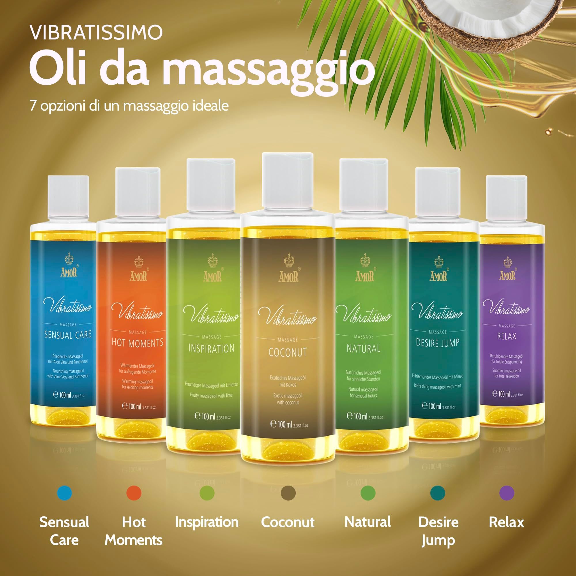 Vibratissimo Massageolie Coconut