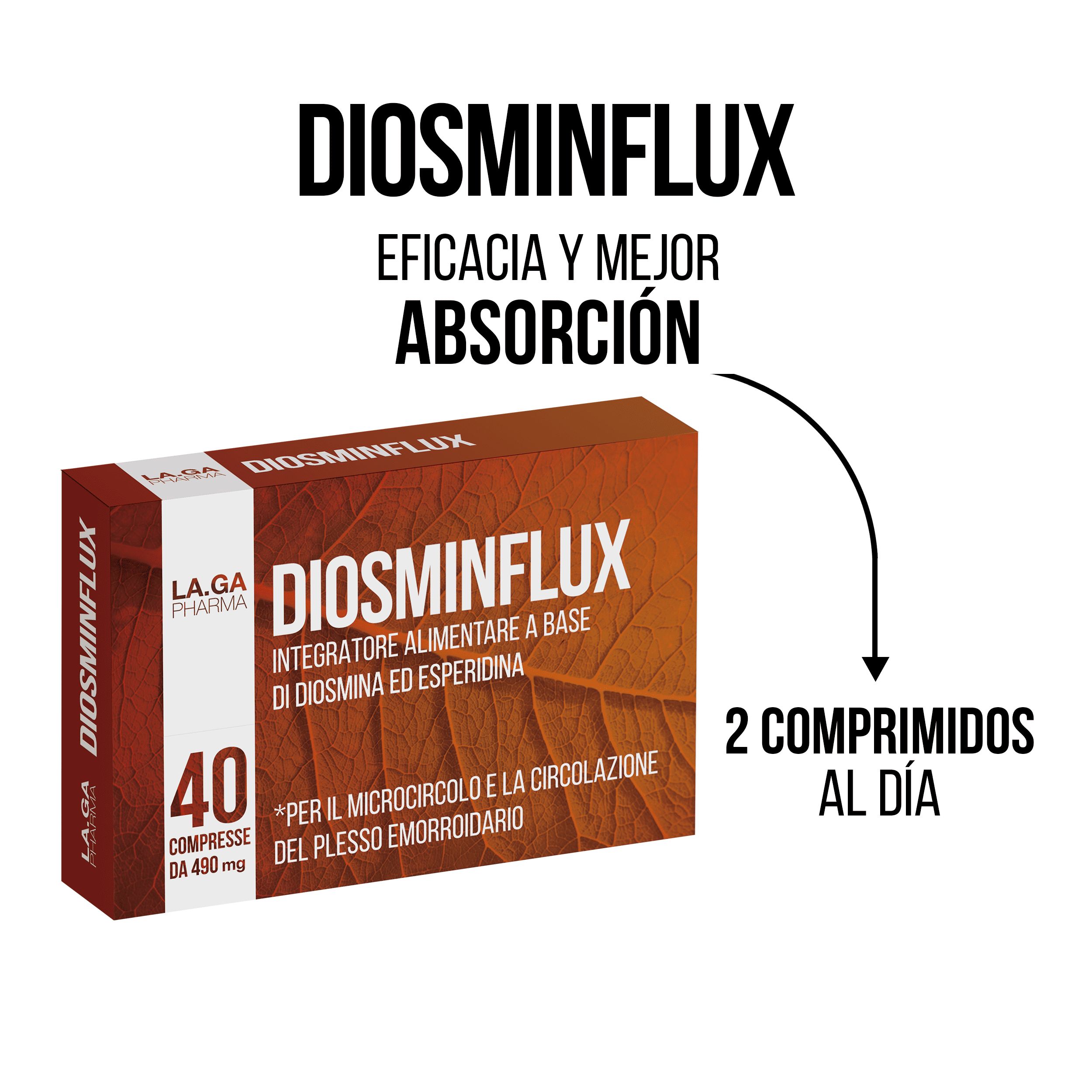 LA.GA Diosminflux © Diosmine et Hespéridine pour Microcirculation, Hémorroïdes et Varices