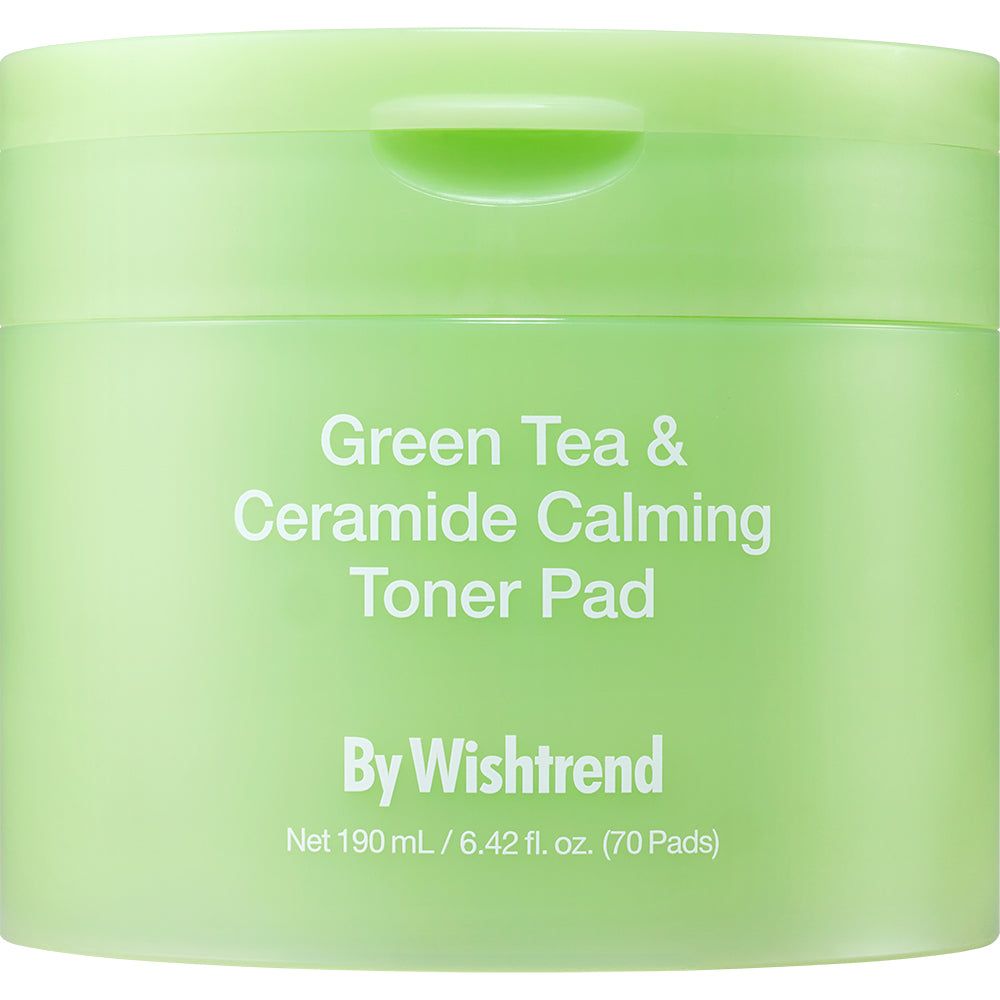 By Wishtrend Groene Thee & Ceramide Kalmerende Toner-Pads