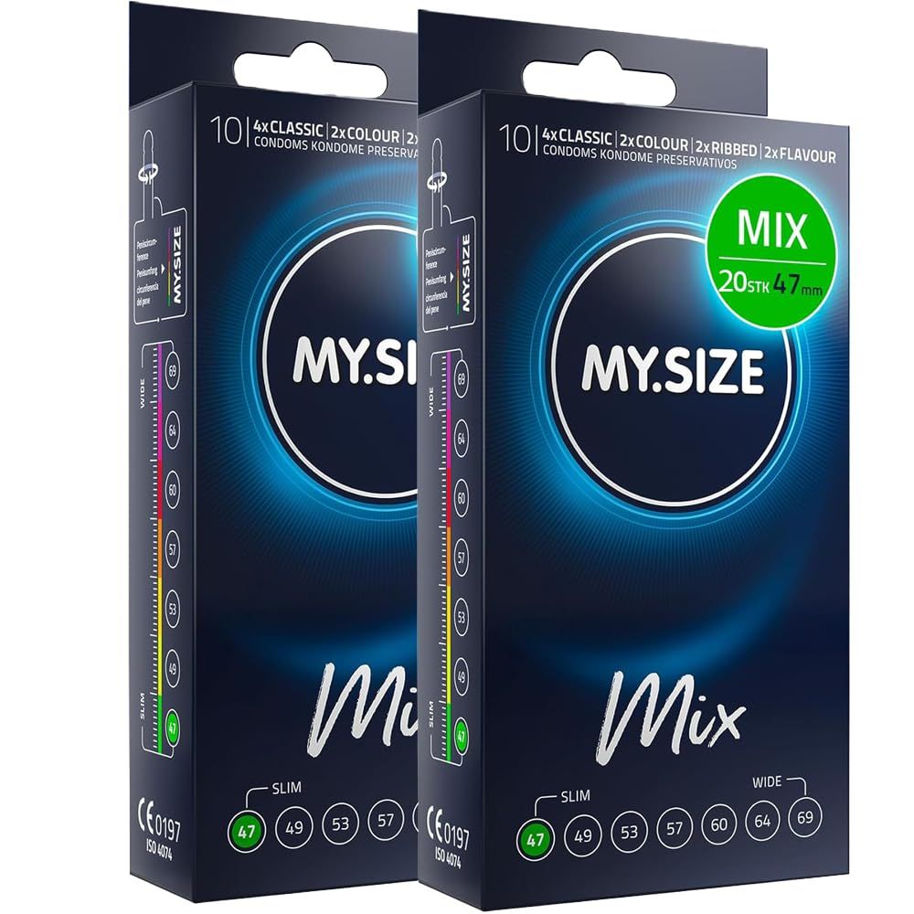 MY.SIZE Mix Préservatifs 47mm