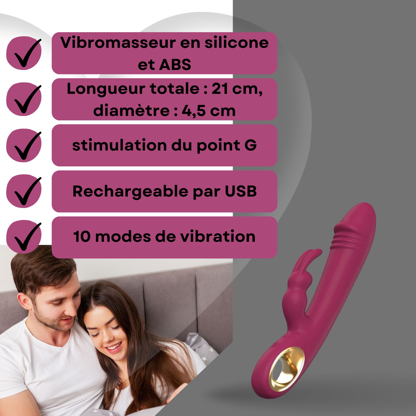 vibromasseur point G "Taygeta" - Lovelyness