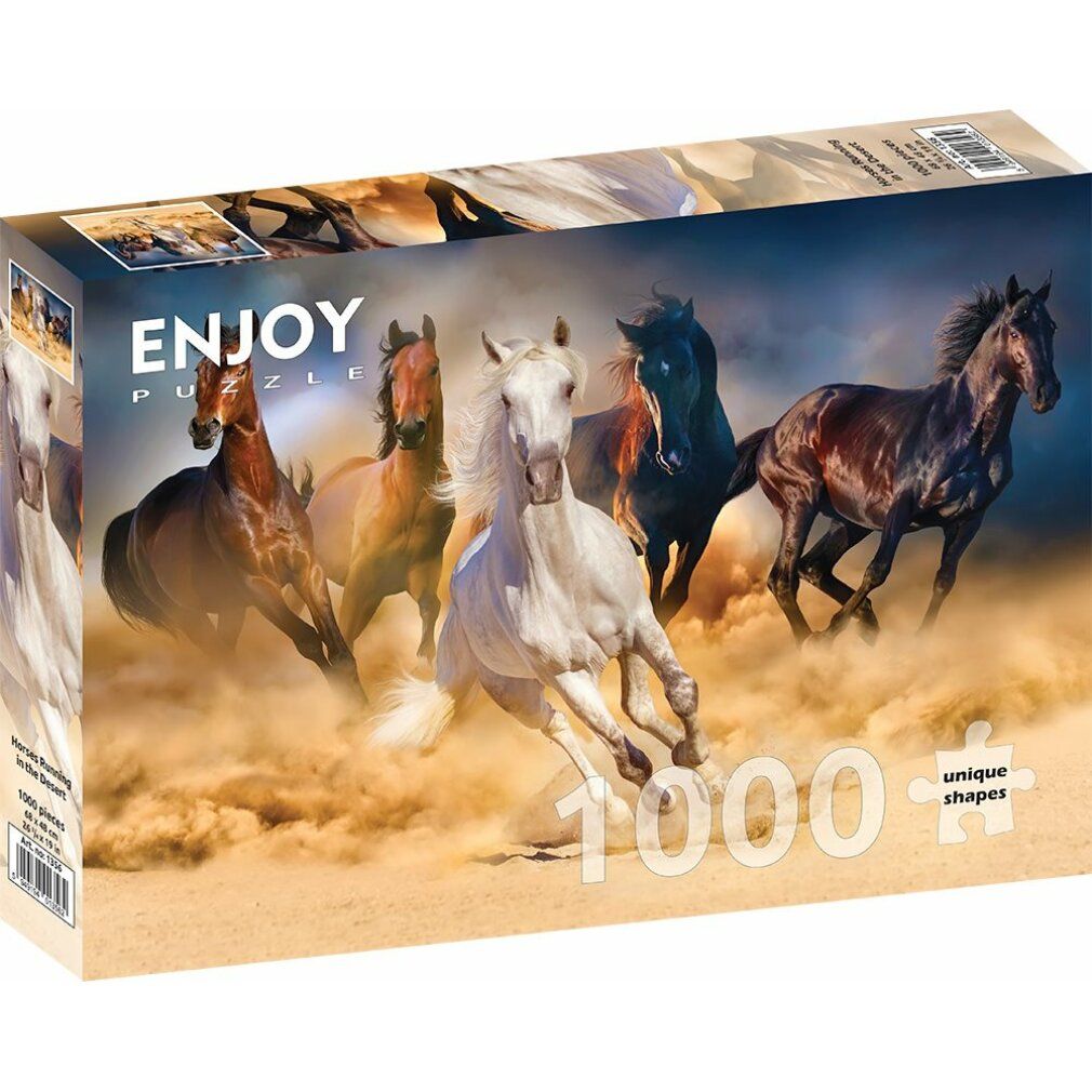 enjoy Puzzelpaarden galopperen in de woestijn 1000 delen
