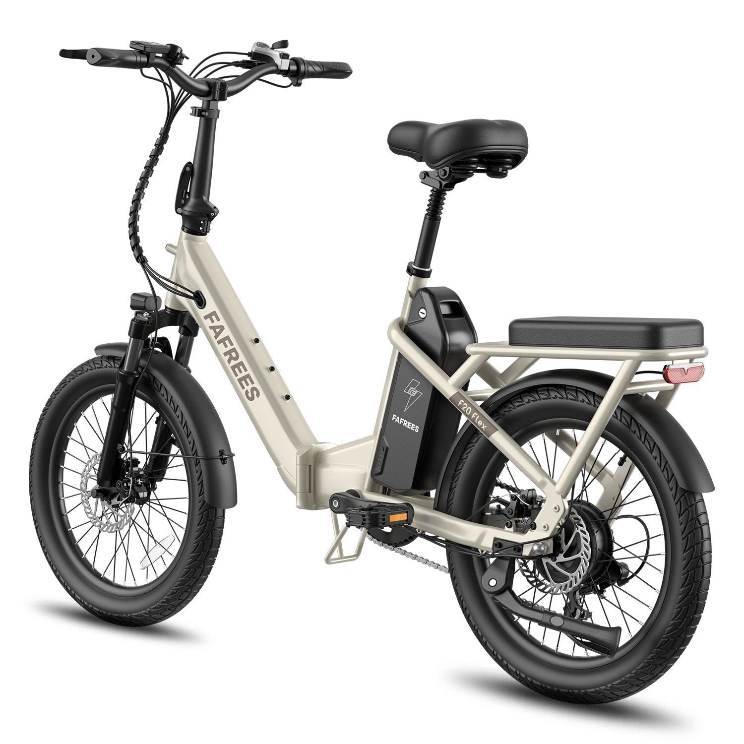 FAFREES F20 Flex Vélo électrique pliant, batterie amovible 25 Ah, 7 vitesses