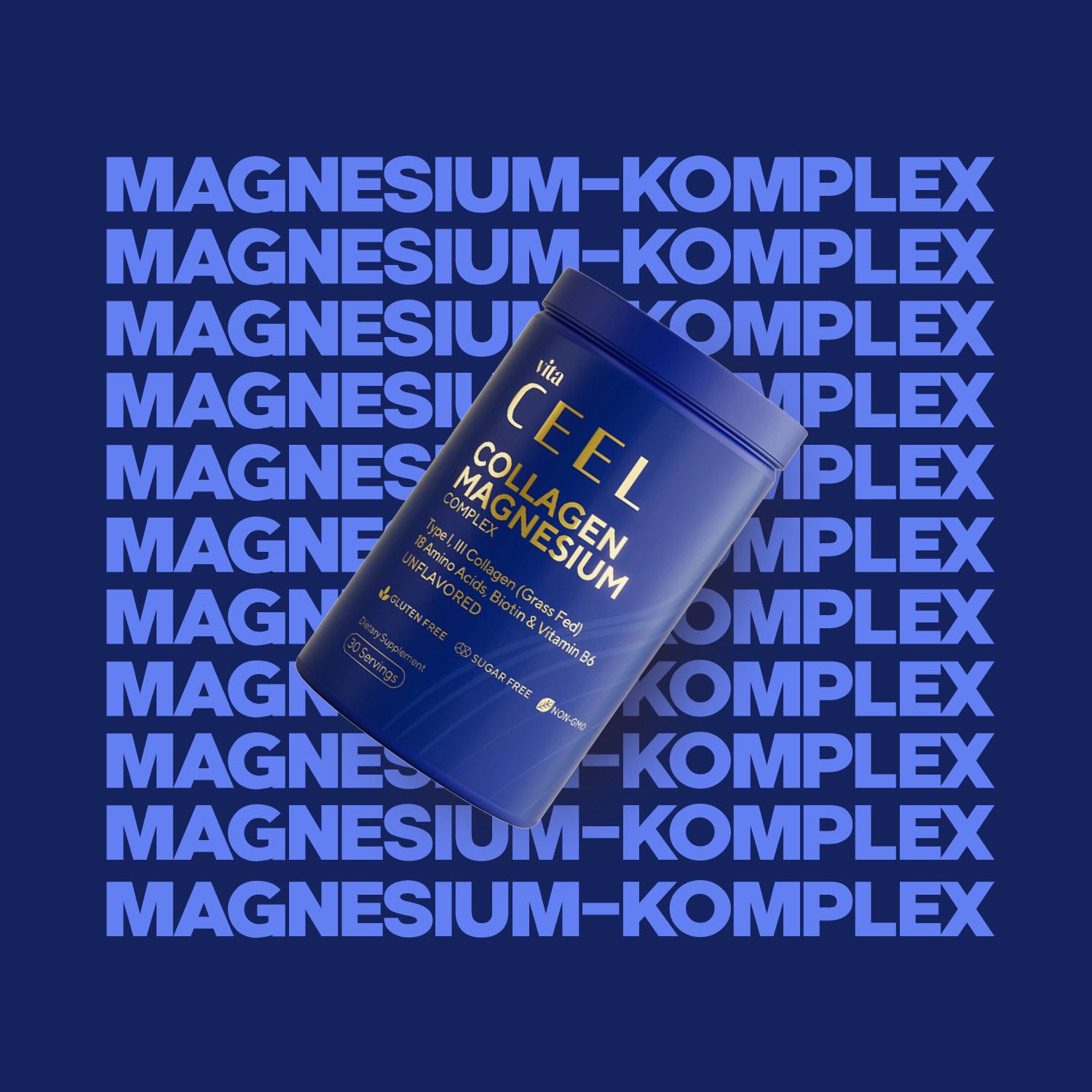VITA CEEL Combinaison Collagène + Magnésium pour la peau