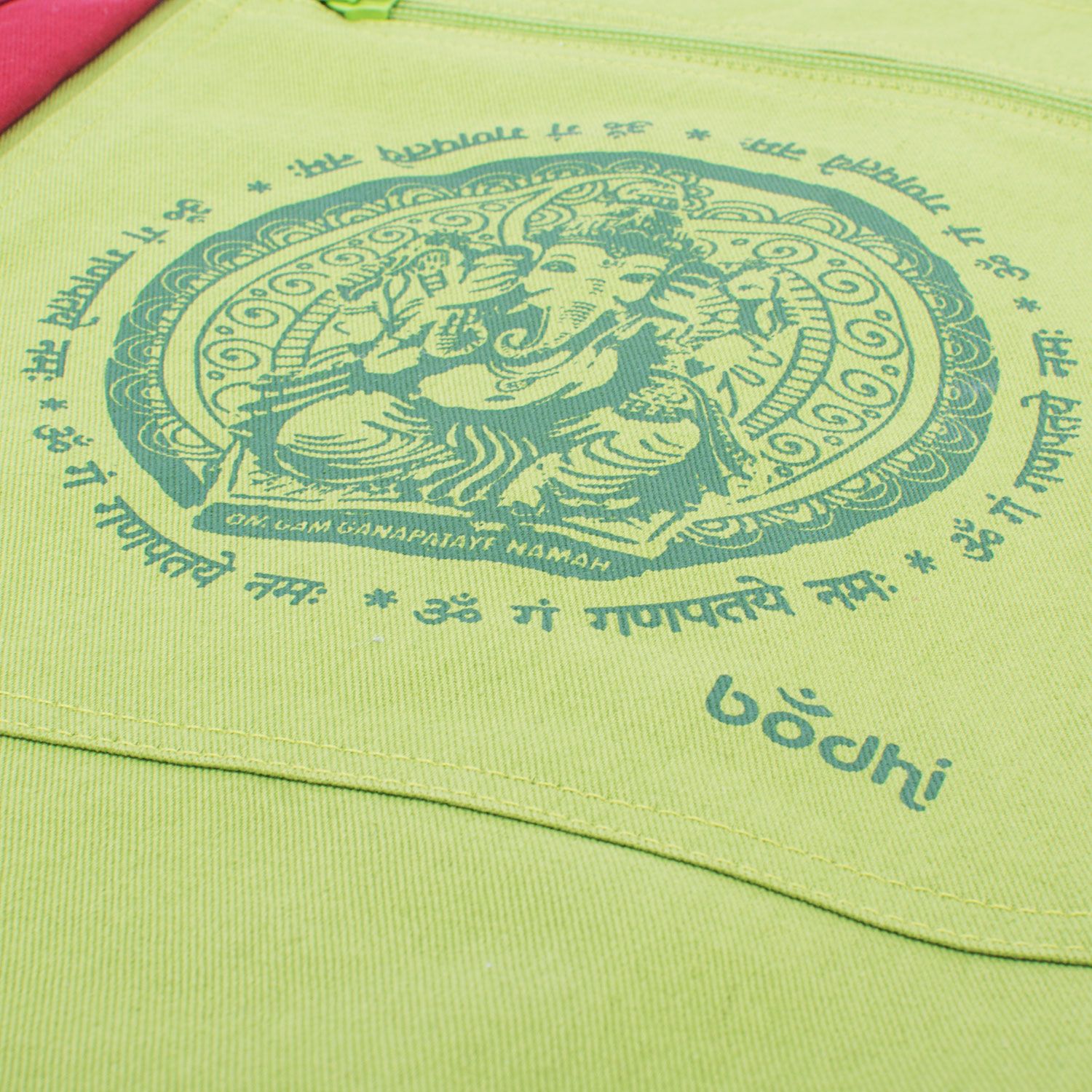 bodhi Sac de transport Shakti "Ganesh" vert, coton