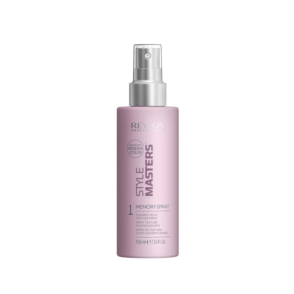 Flacon de spray Revlon Style Masters Memory Spray. Contenance: 150ml.