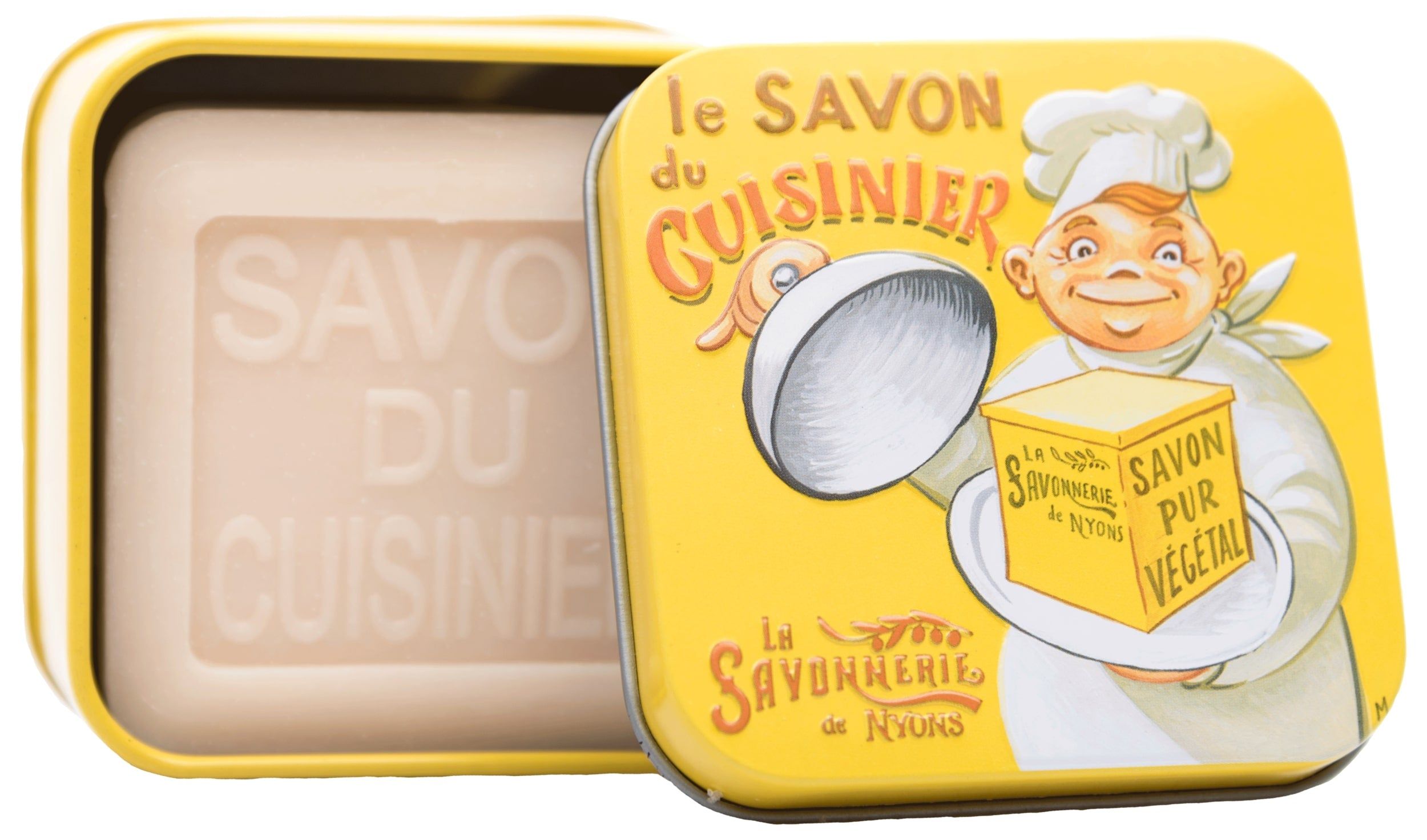 La Savonnerie de Nyons - Metalen doosje met zeep "Keukenzeep"