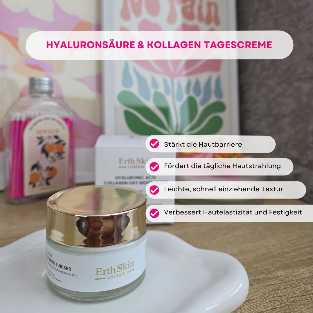 ErthSkin London Hyaluronzuur & Collageen Dagcrème 50ml