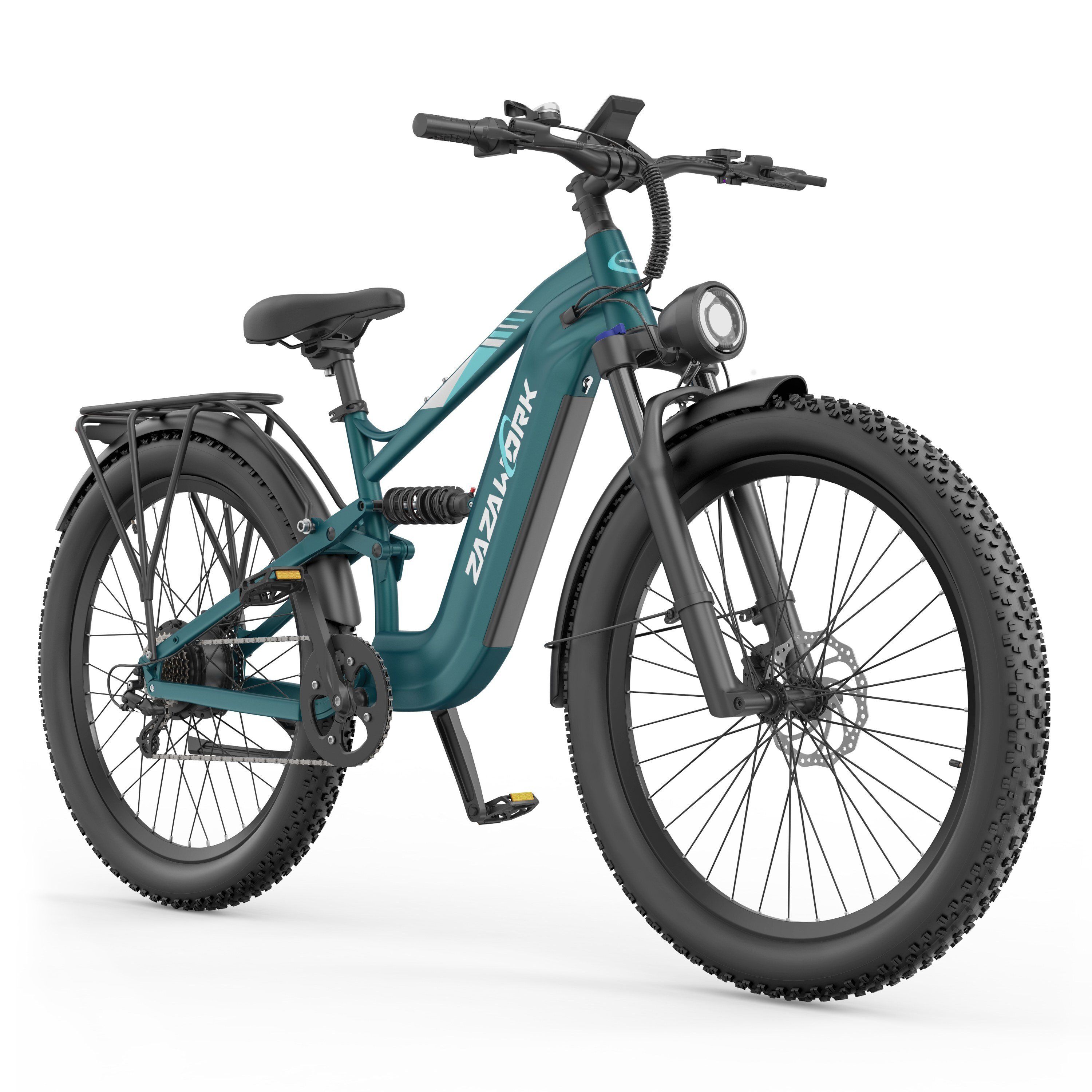 ZAZAWORK CF500 VTT électrique, batterie 48 V 20 Ah, autonomie de 90 km