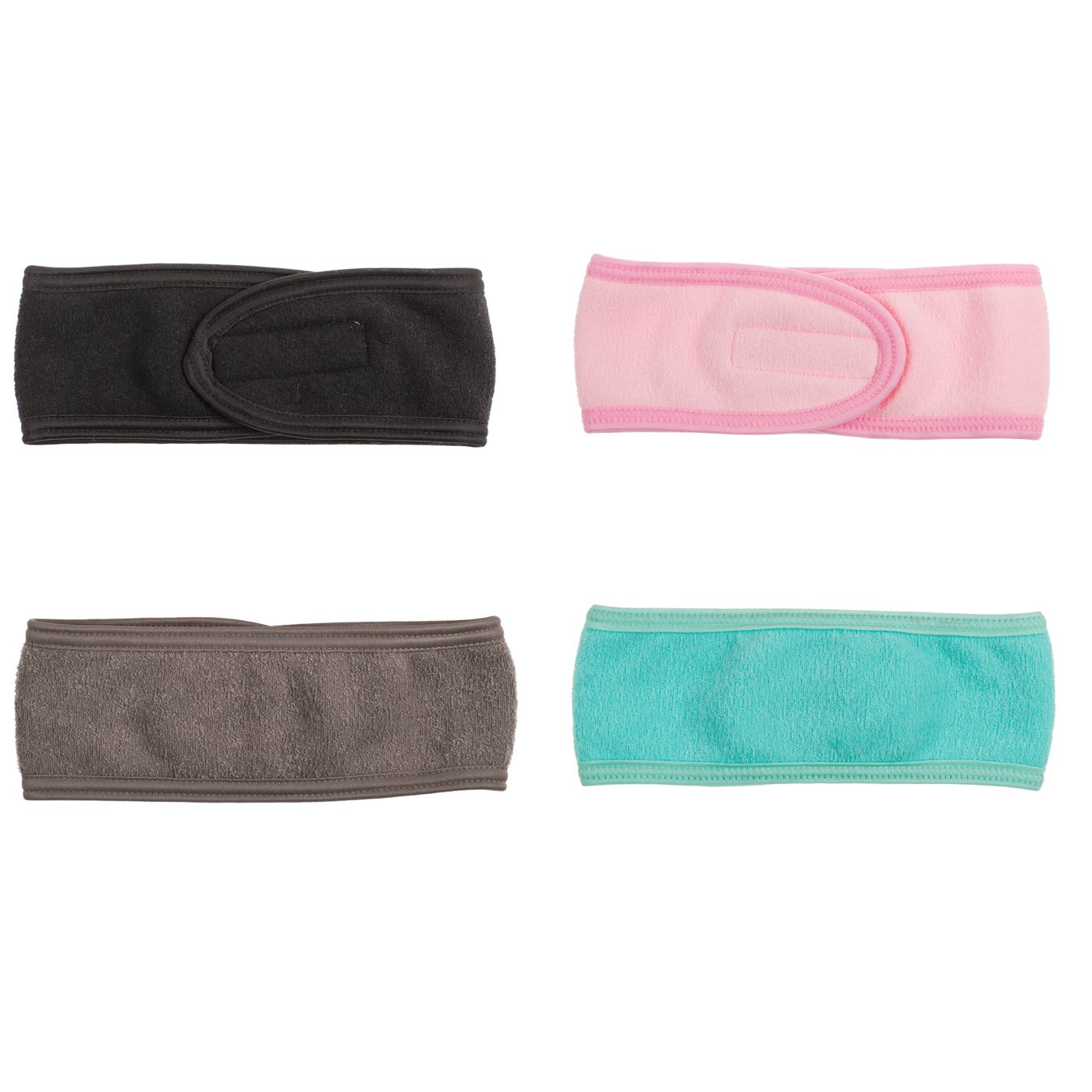OOTB Set de bandeaux textiles pour cheveux, Spa + Beauté