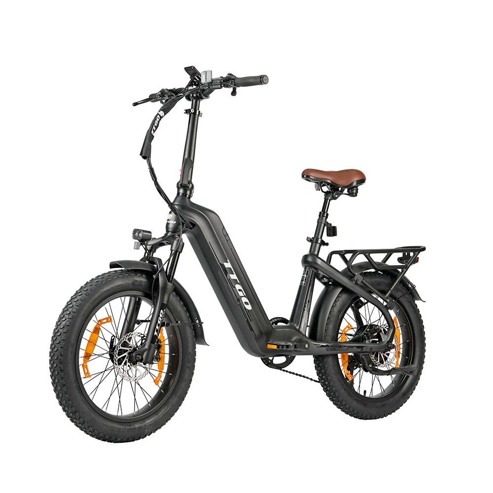 TTGO F8 Elektrische fiets van koolstofvezel met verborgen 48V 18Ah-accu