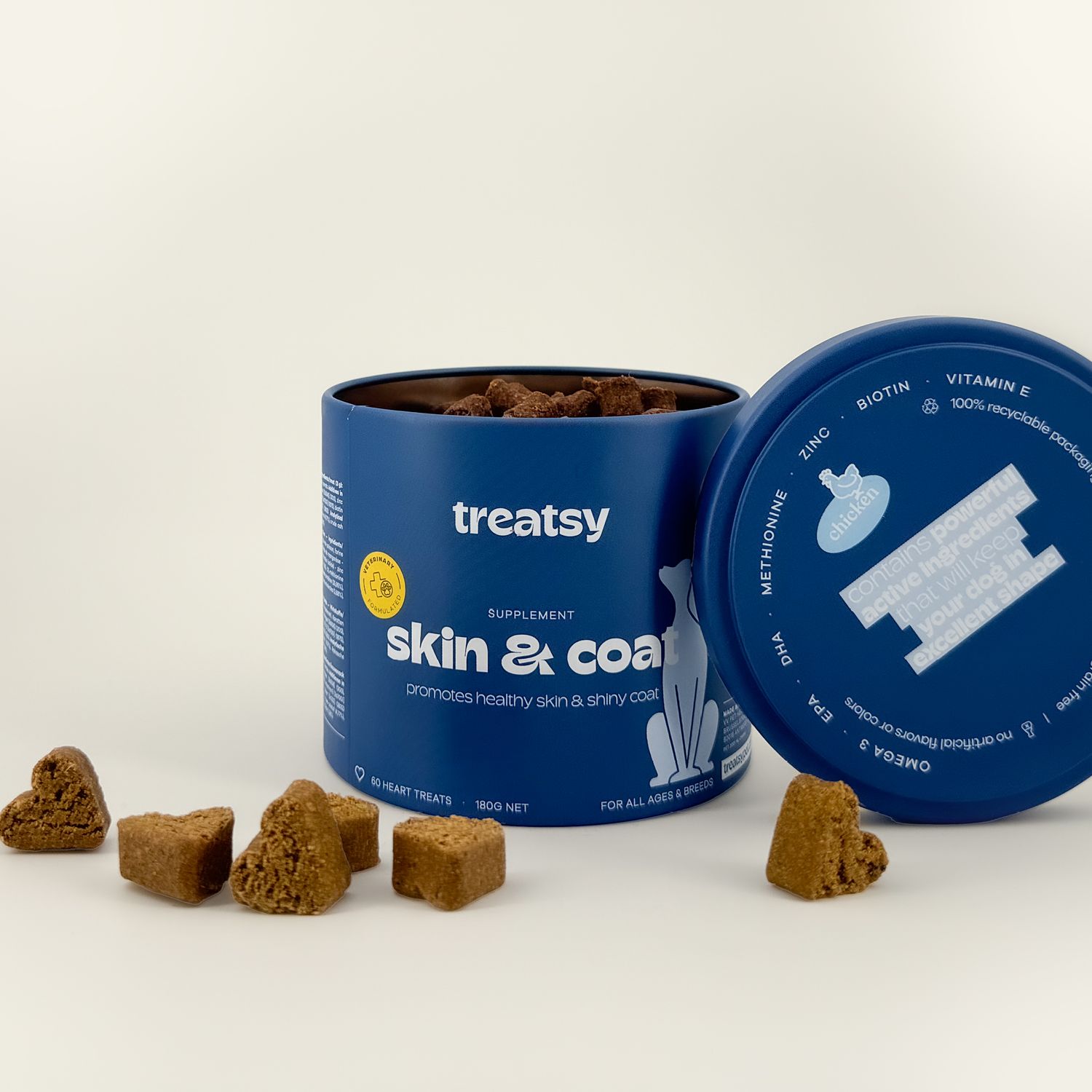 Treatsy Complément Alimentaire pour chien - Peau & Pelage