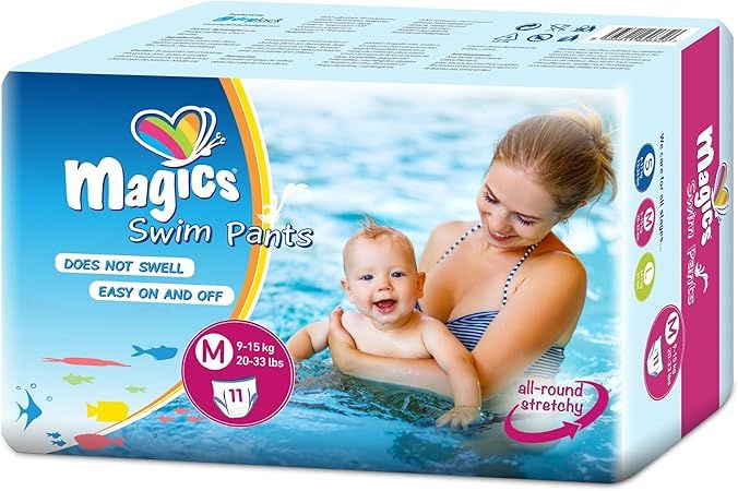 Magics Swim Pants Wegwerpzwemluiers voor baby's