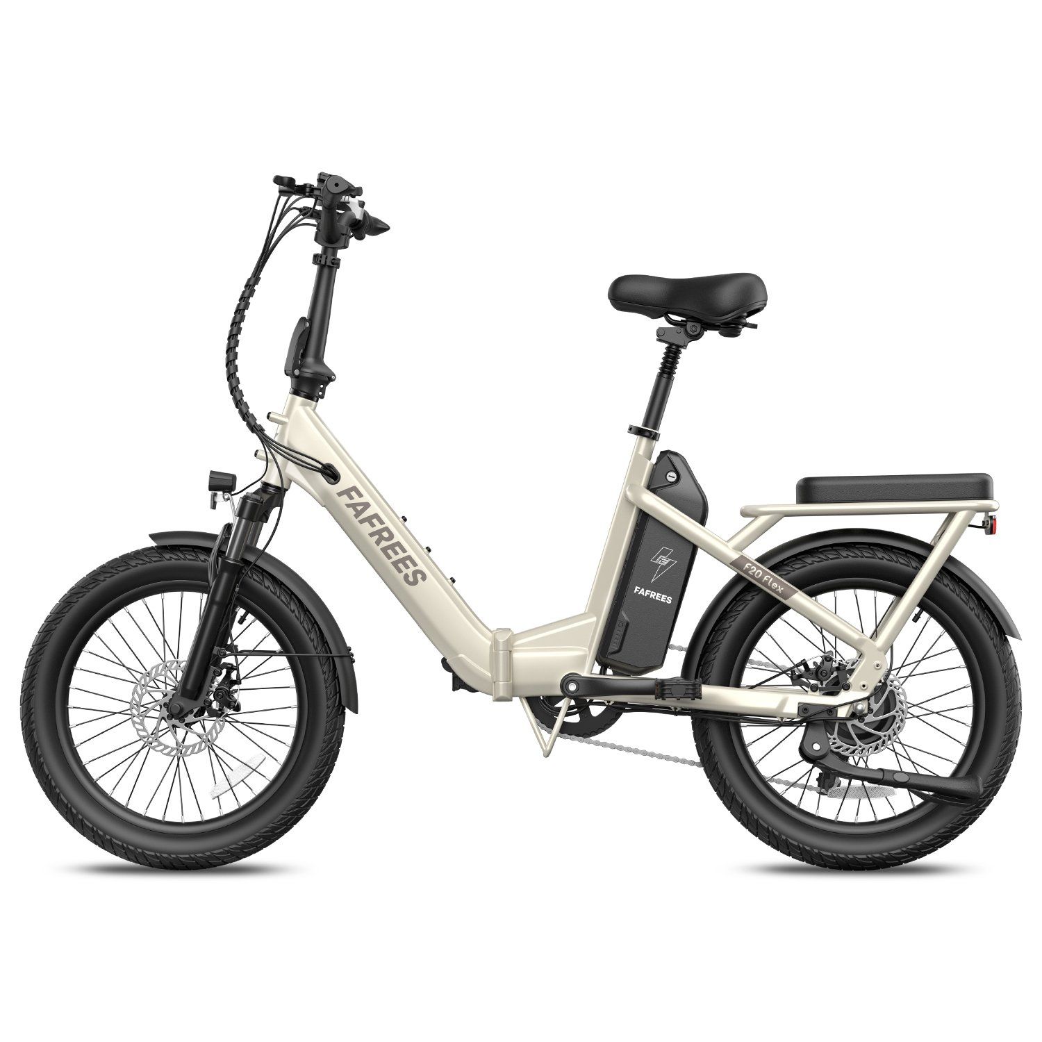 FAFREES F20 Flex Elektrische fiets voor woon-werkverkeer met 36V 20Ah accu / 100 km actieradius