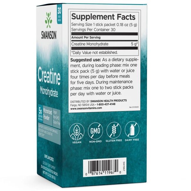 Swanson Health Products Creatine monohydraat