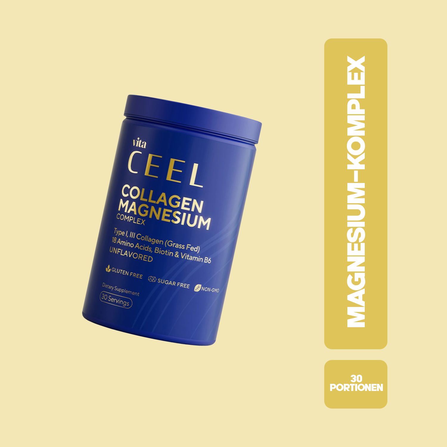 VITA CEEL Combinaison Collagène + Magnésium pour la peau
