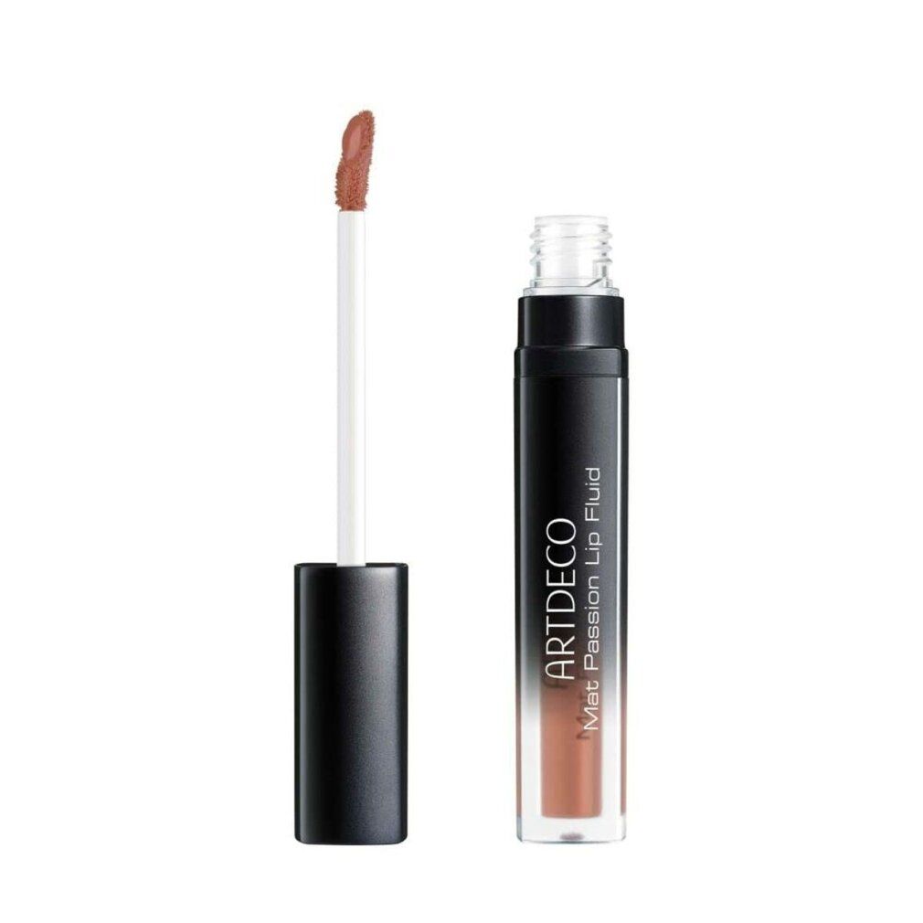 Artdeco Mat Passion Lip Fluid met applicator. Zwarte dop, transparante basis, productnaam zichtbaar.