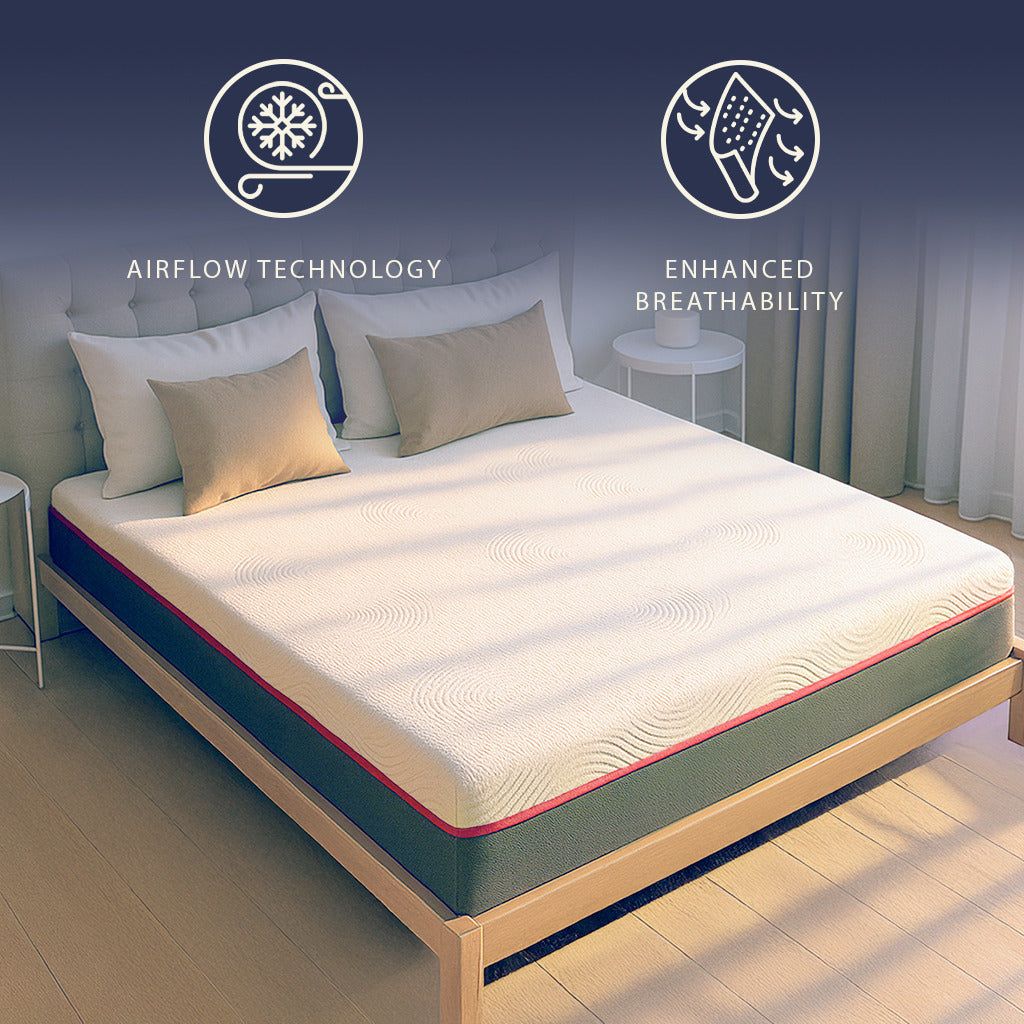 The White Stone Matras 80x190 met Breeze Memory Foam en Pocketvering | Hoogte 30 cm