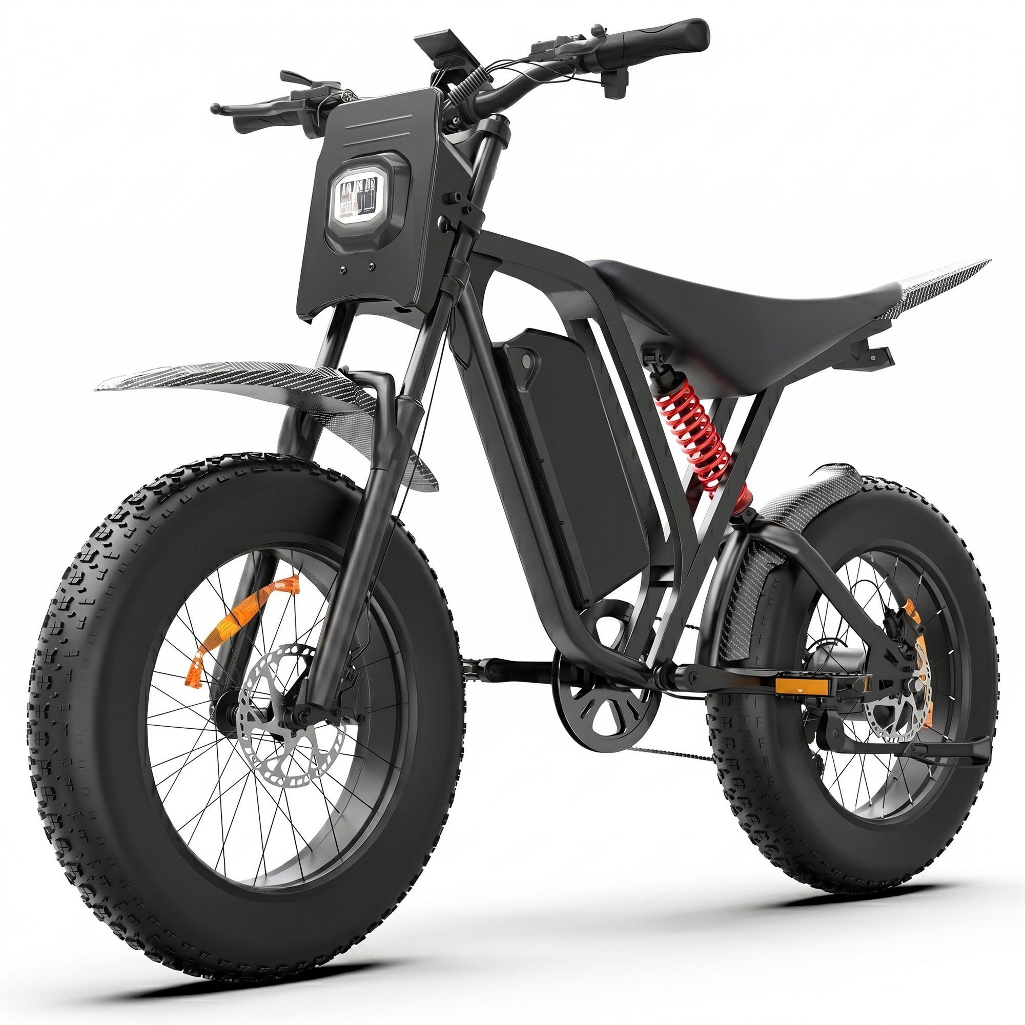 BLUVALL R700 Vélo électrique tout-terrain, batterie 52 V 25 Ah