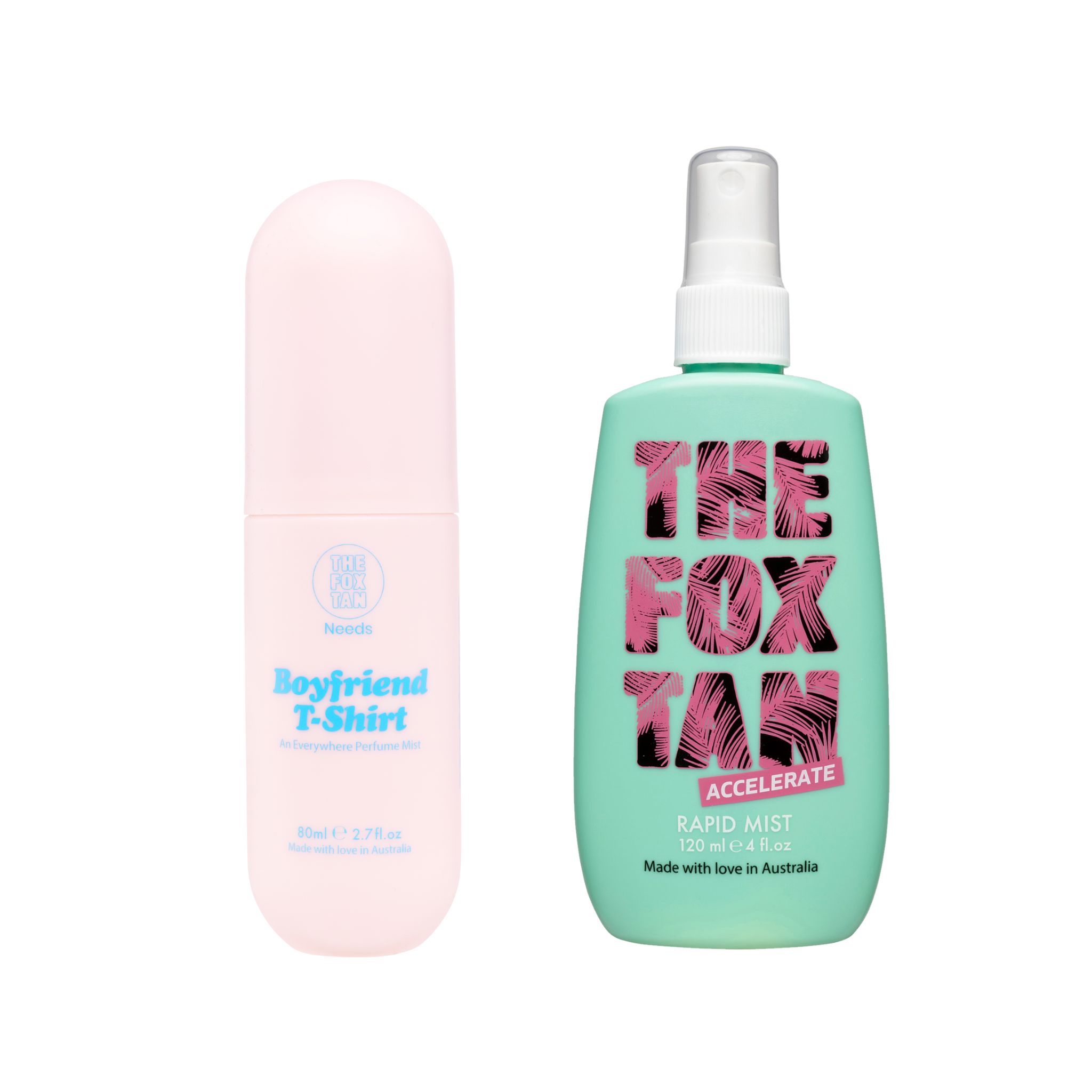 The Fox Tan Boyfriend's T-Shirt Perfume & Tanning Mist Bundle